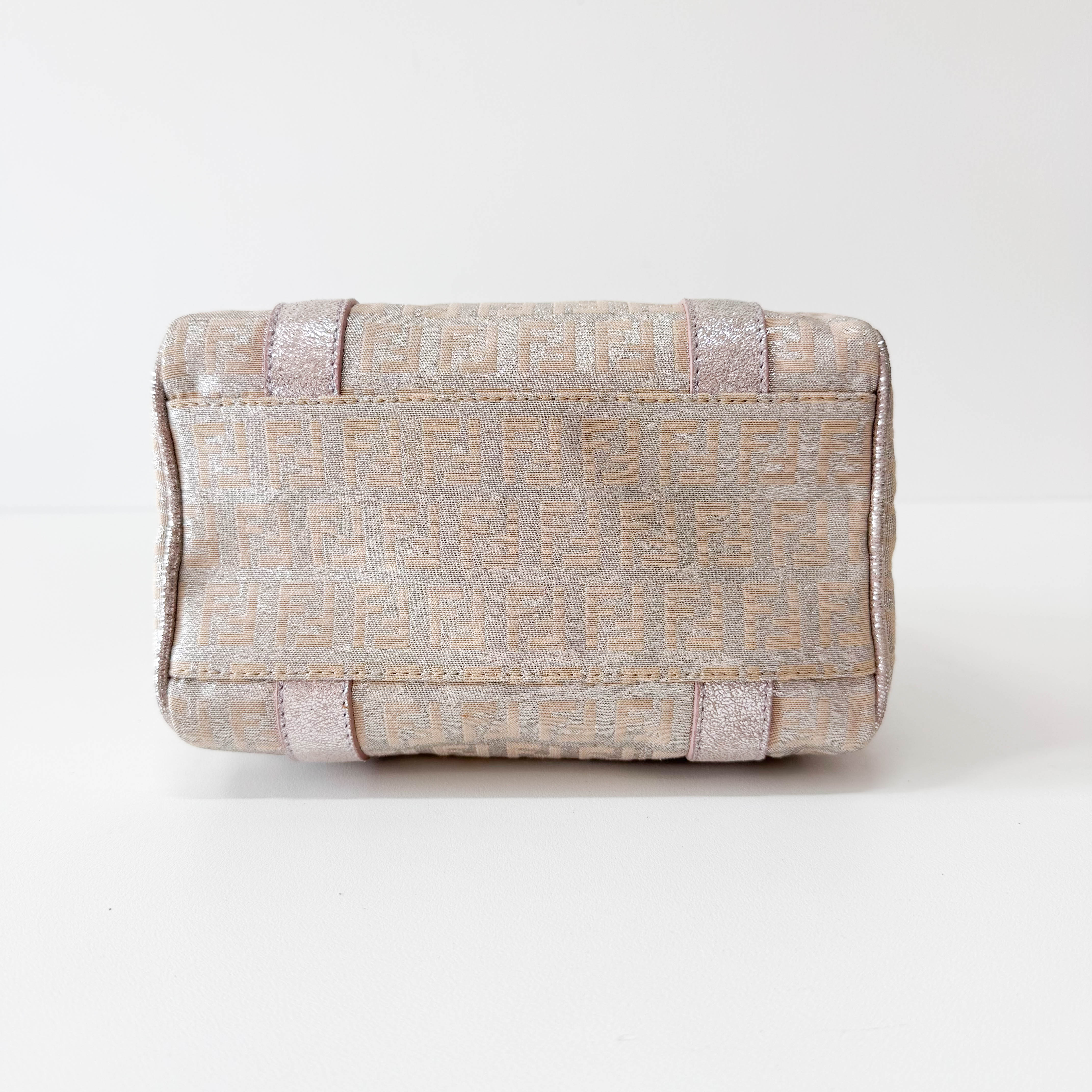 Zucchino Mini Metallic Handle Bag