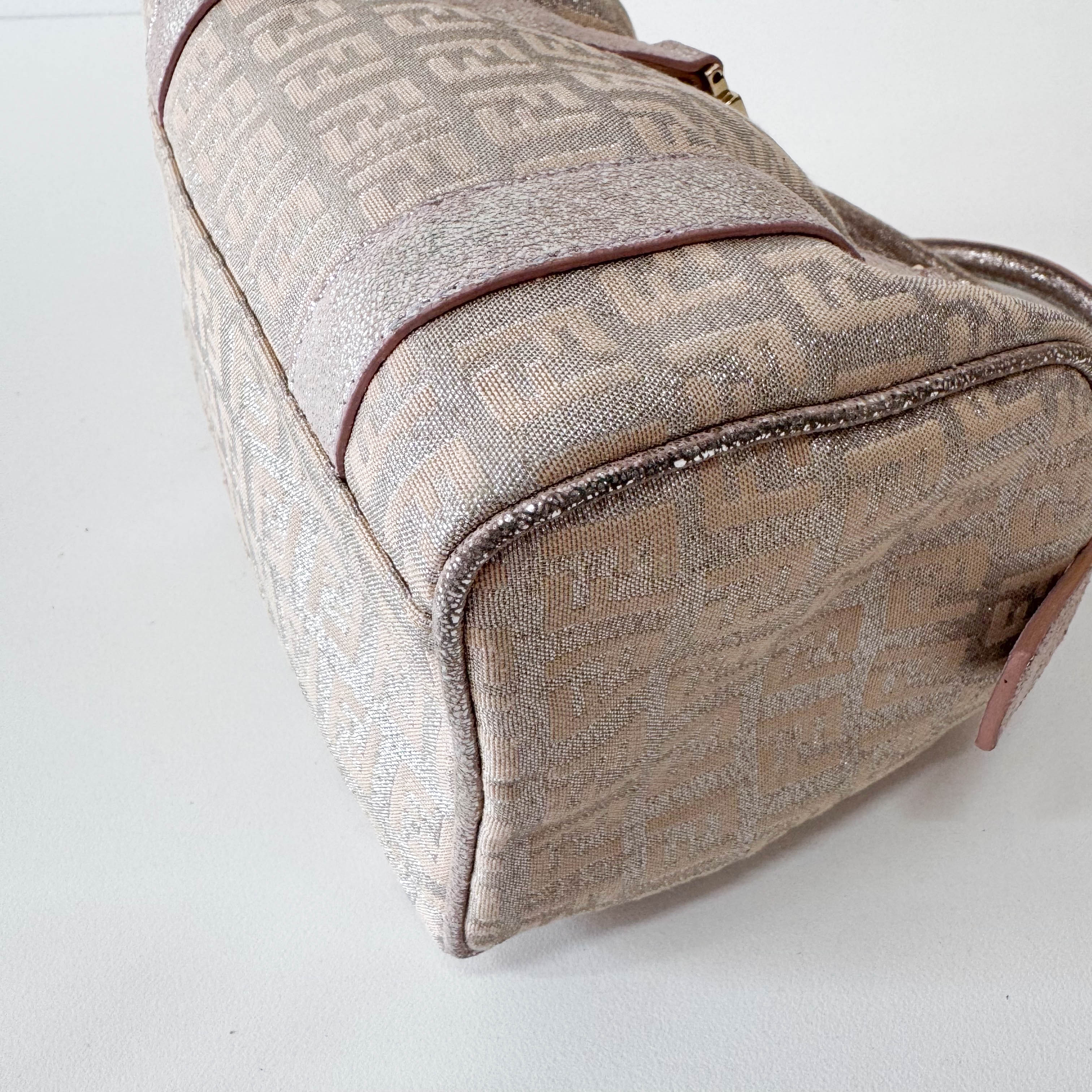 Zucchino Mini Metallic Handle Bag