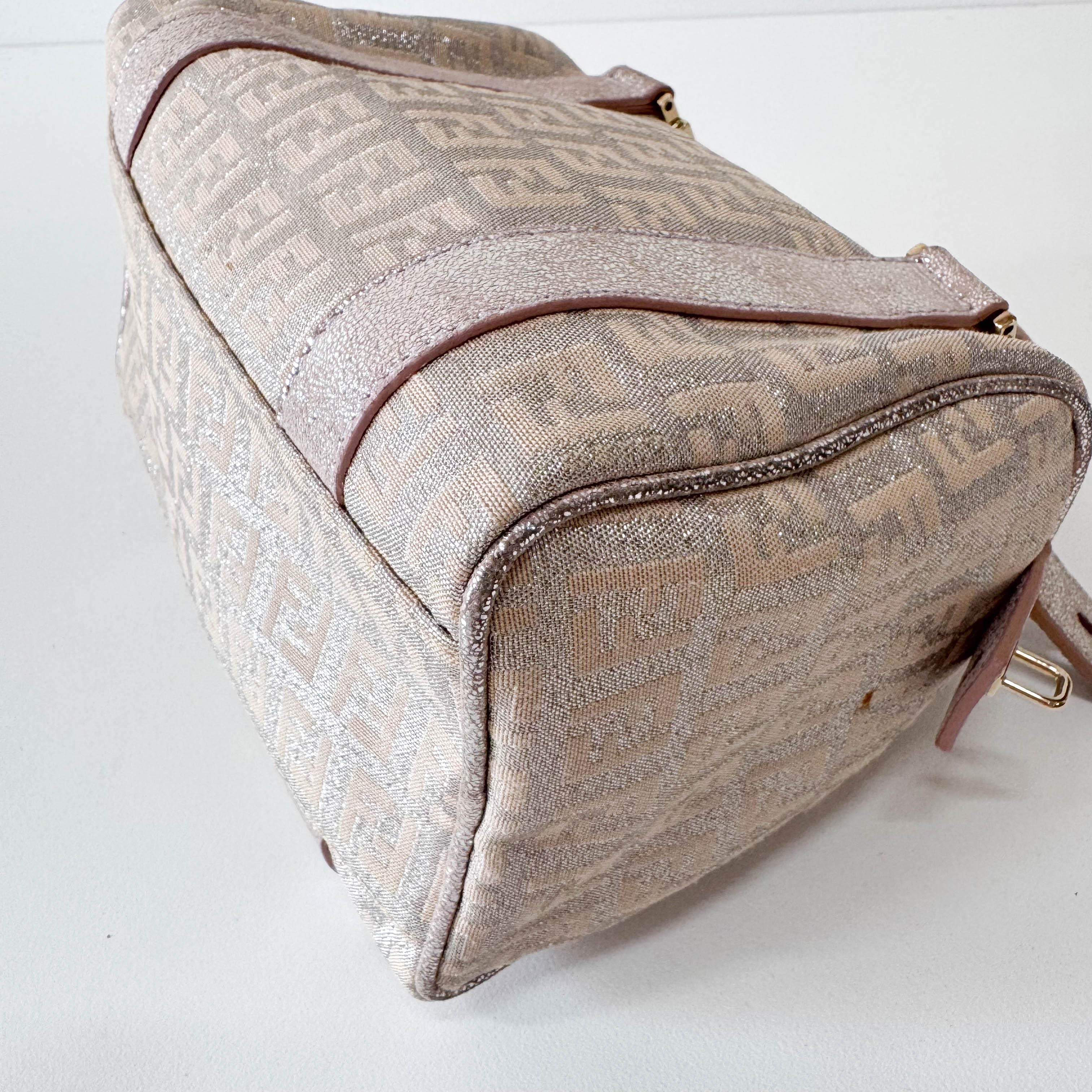 Zucchino Mini Metallic Handle Bag