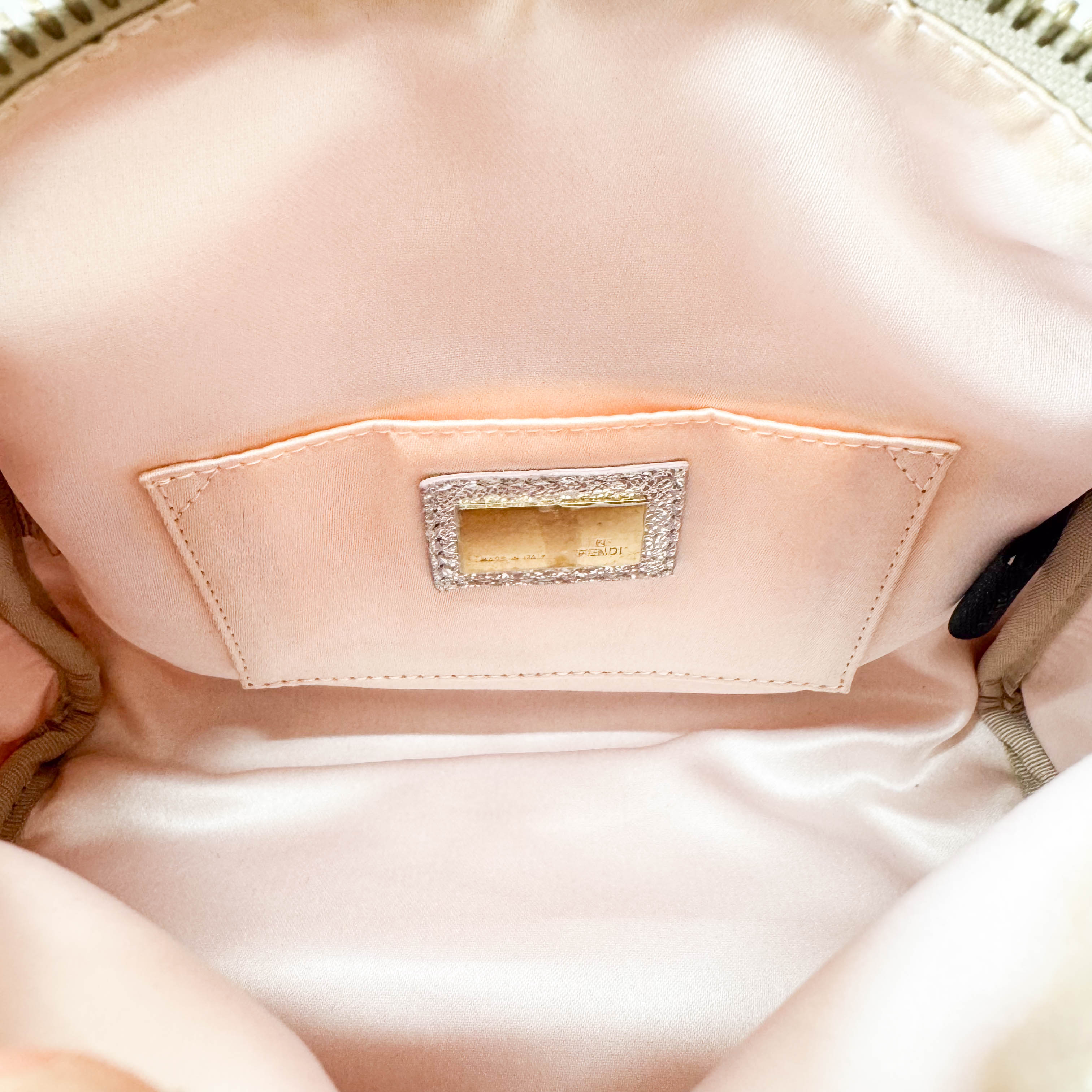 Zucchino Mini Metallic Handle Bag