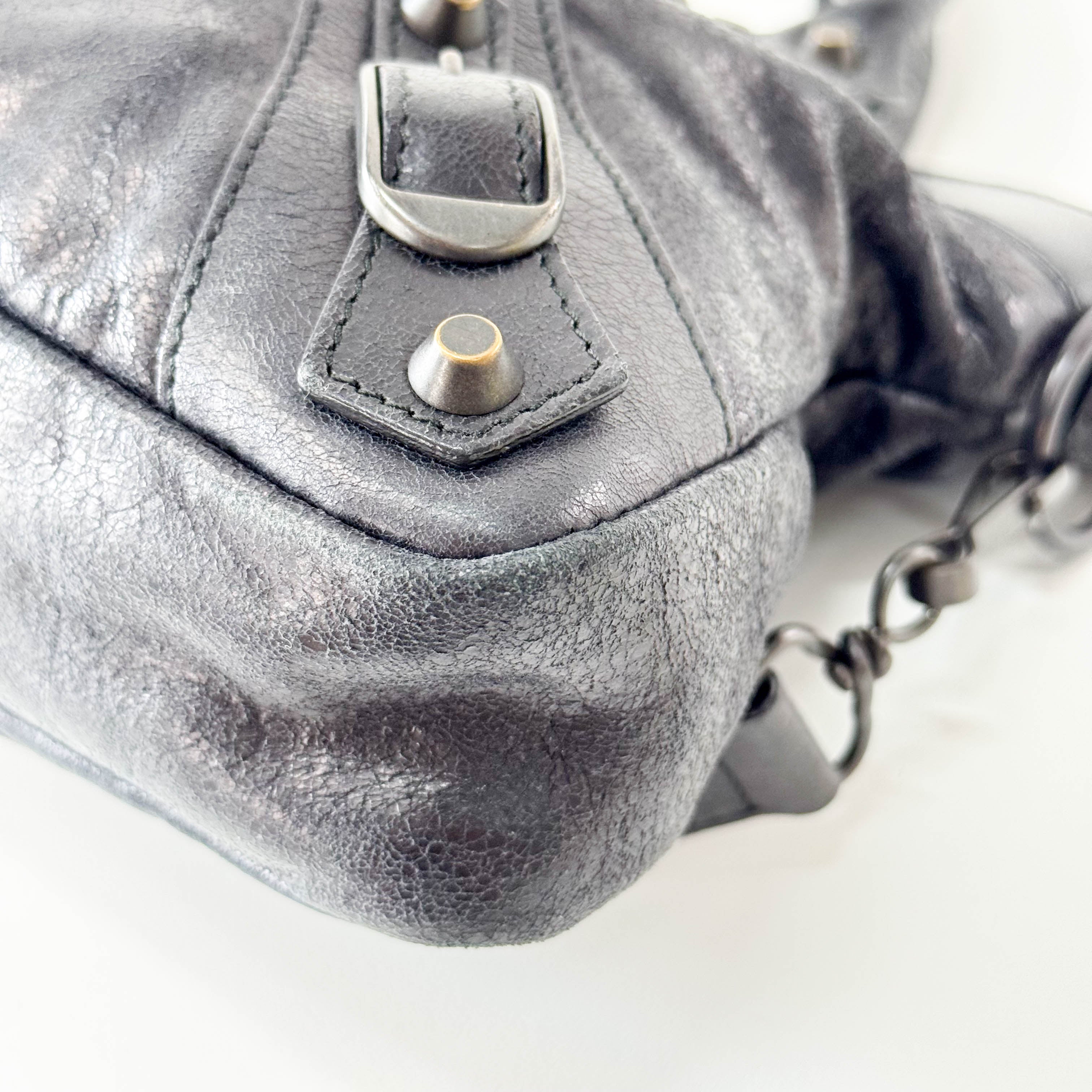 The First Black Leather Bag