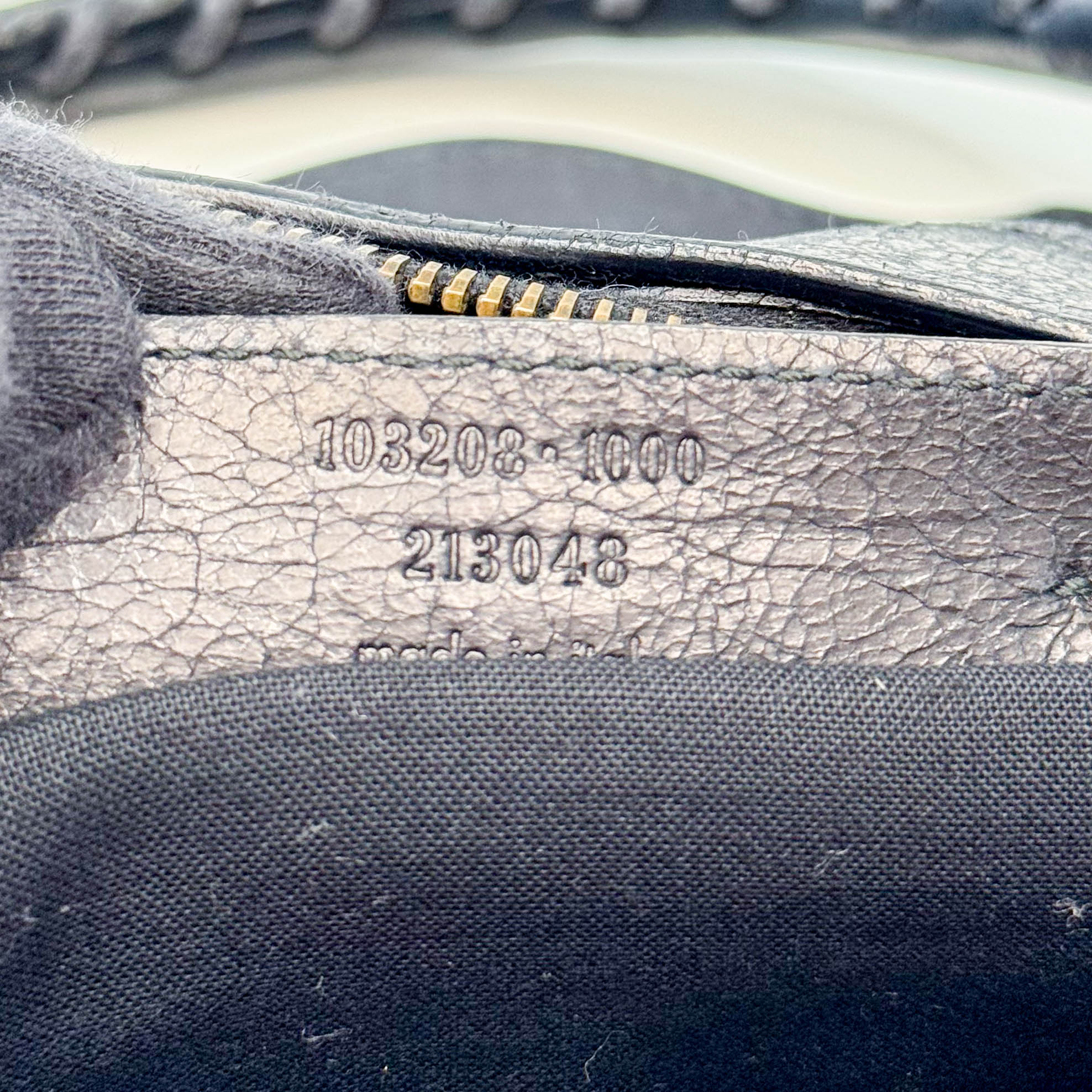 The First Black Leather Bag