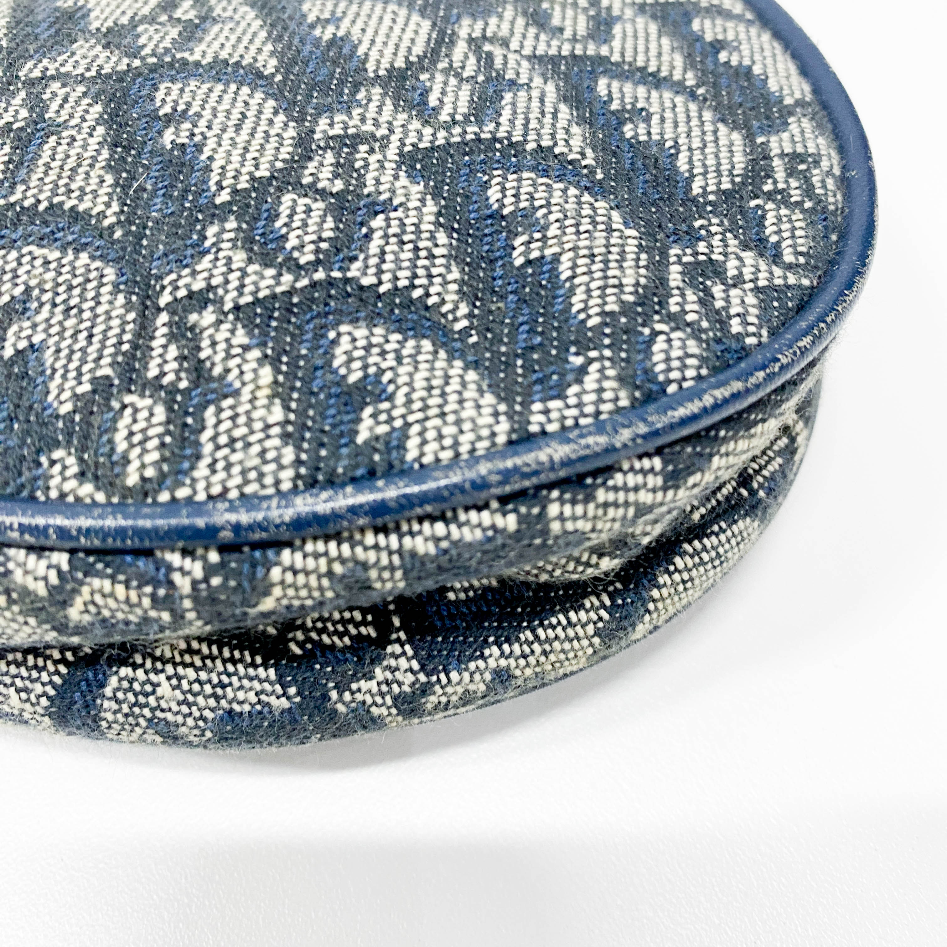 Saddle Trotter Navy Canvas Shoulder Bag