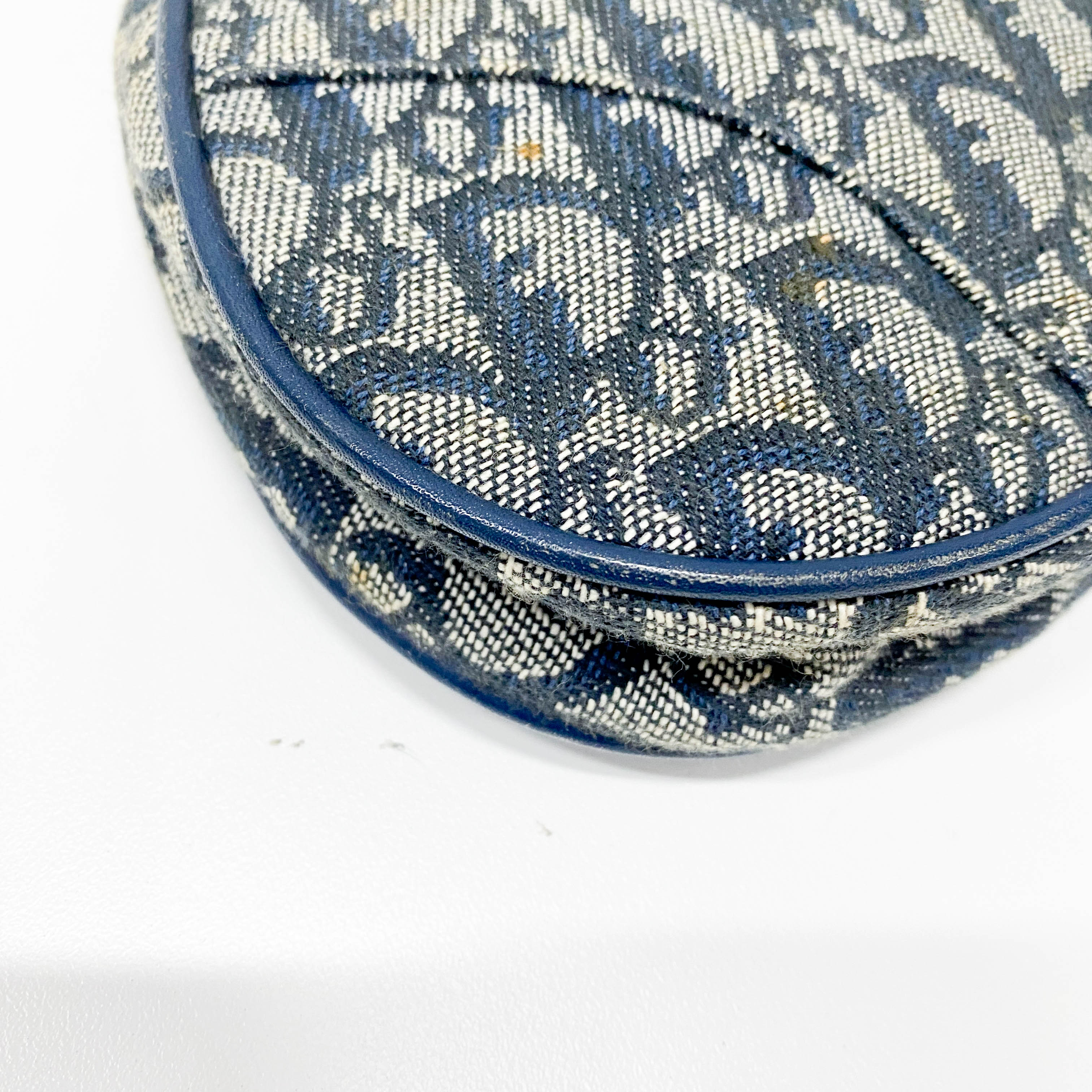 Saddle Trotter Navy Canvas Shoulder Bag