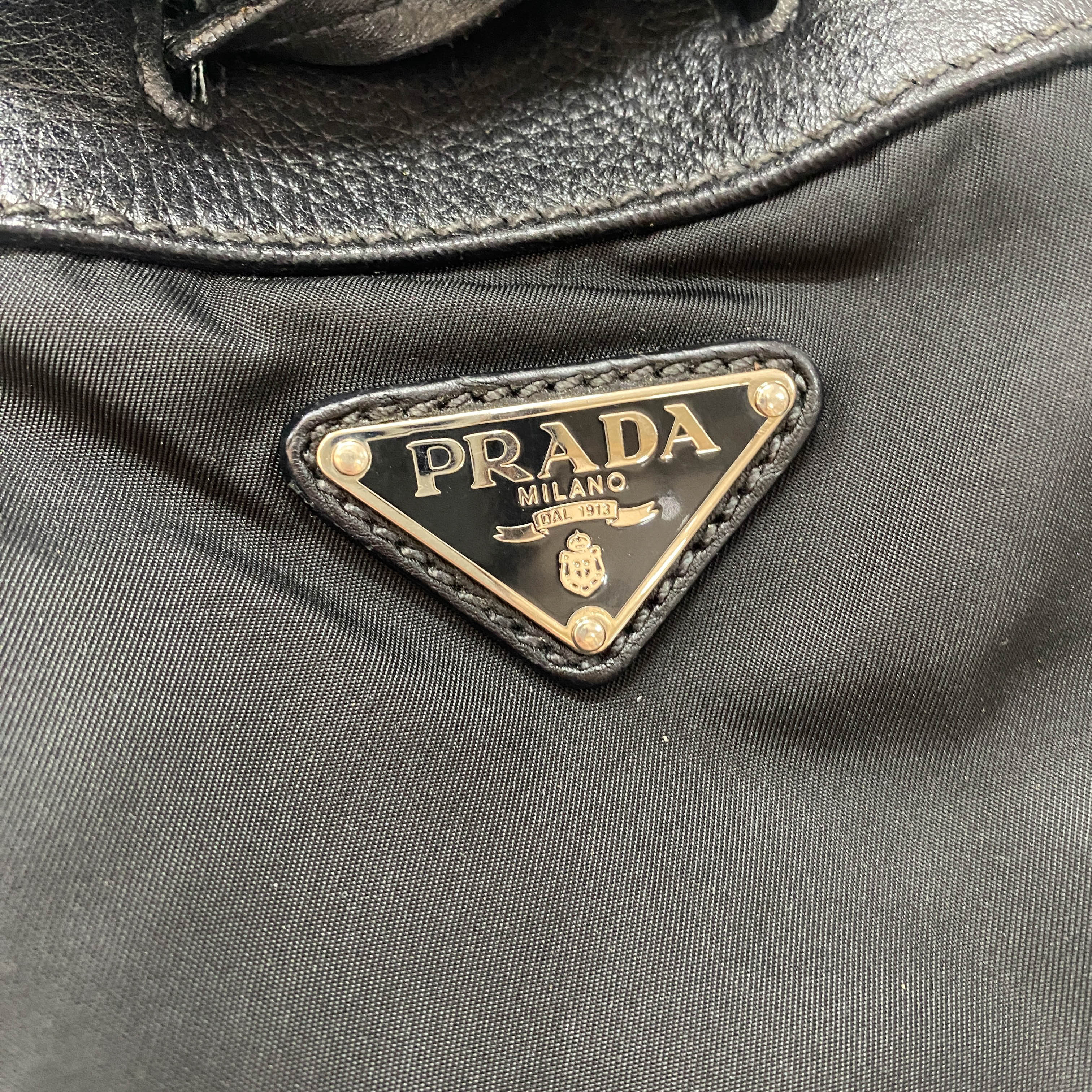 Nylon and Tassel Bag