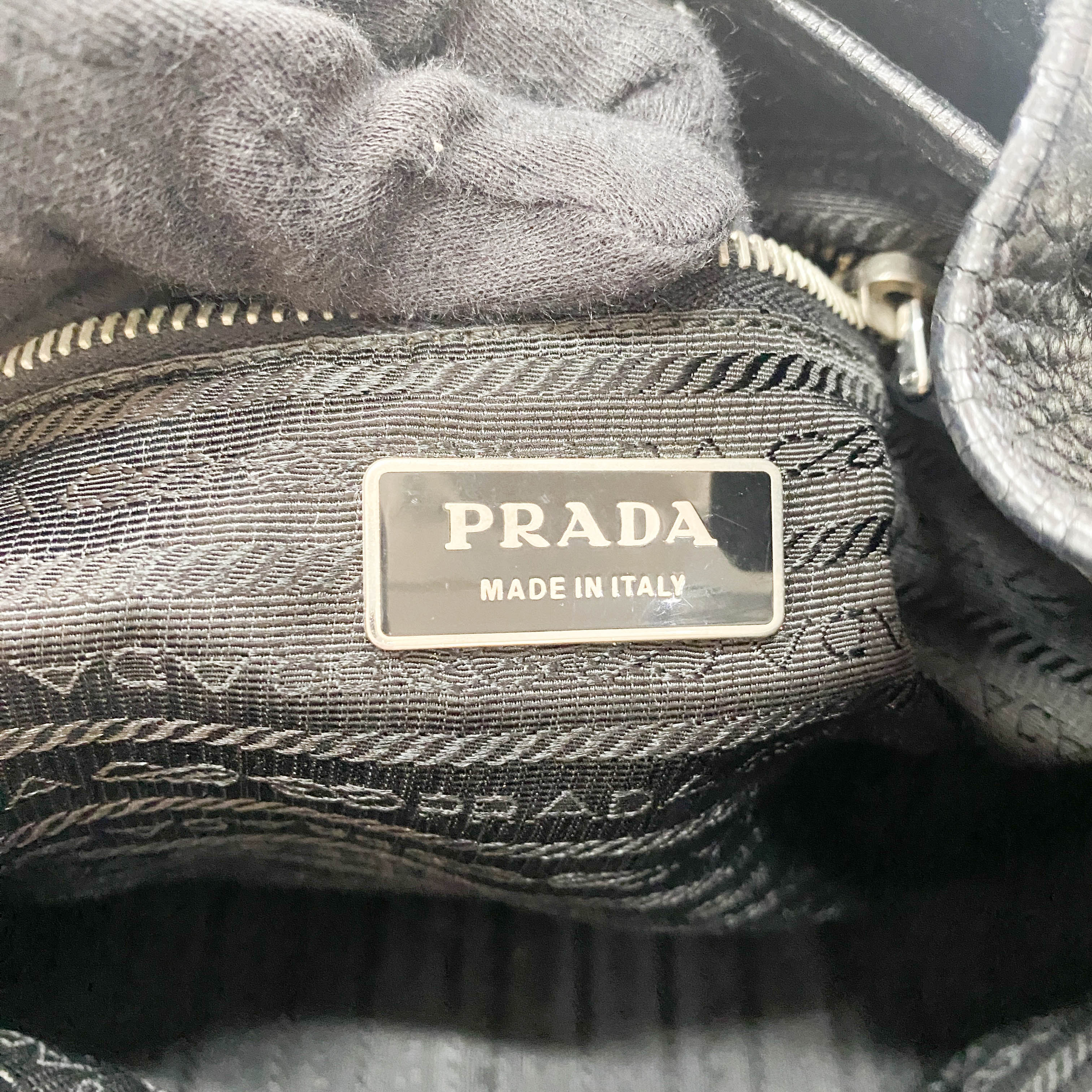 Nylon and Tassel Bag