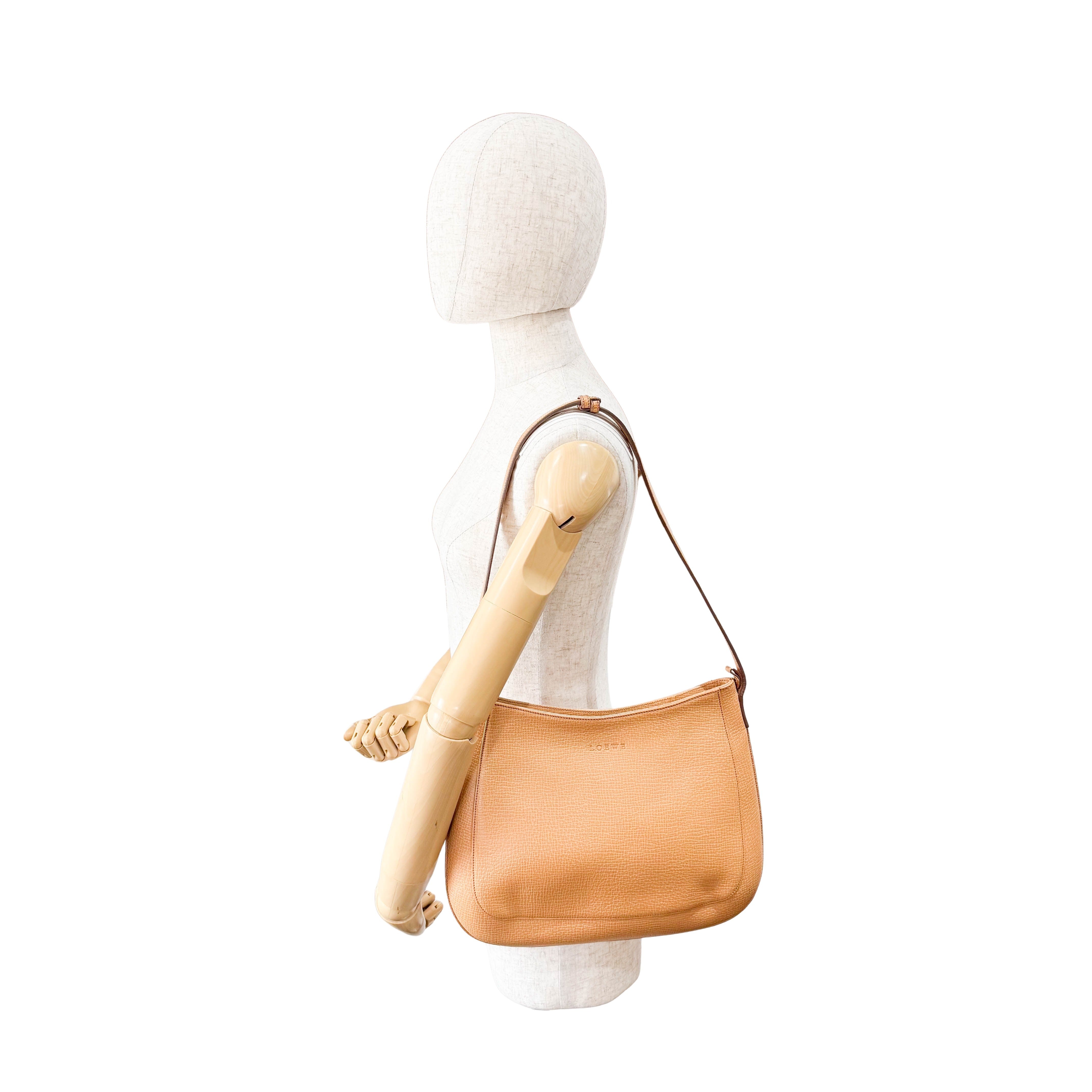 Brown Leather Shoulder Bag