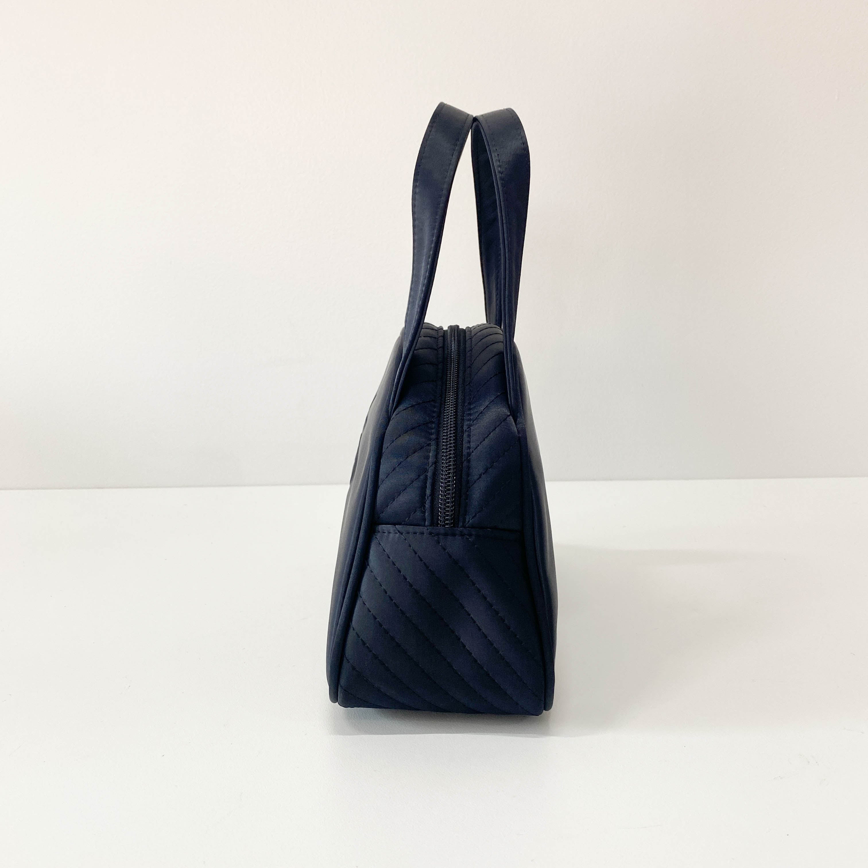 YSL Black Neoprene Hand Bag