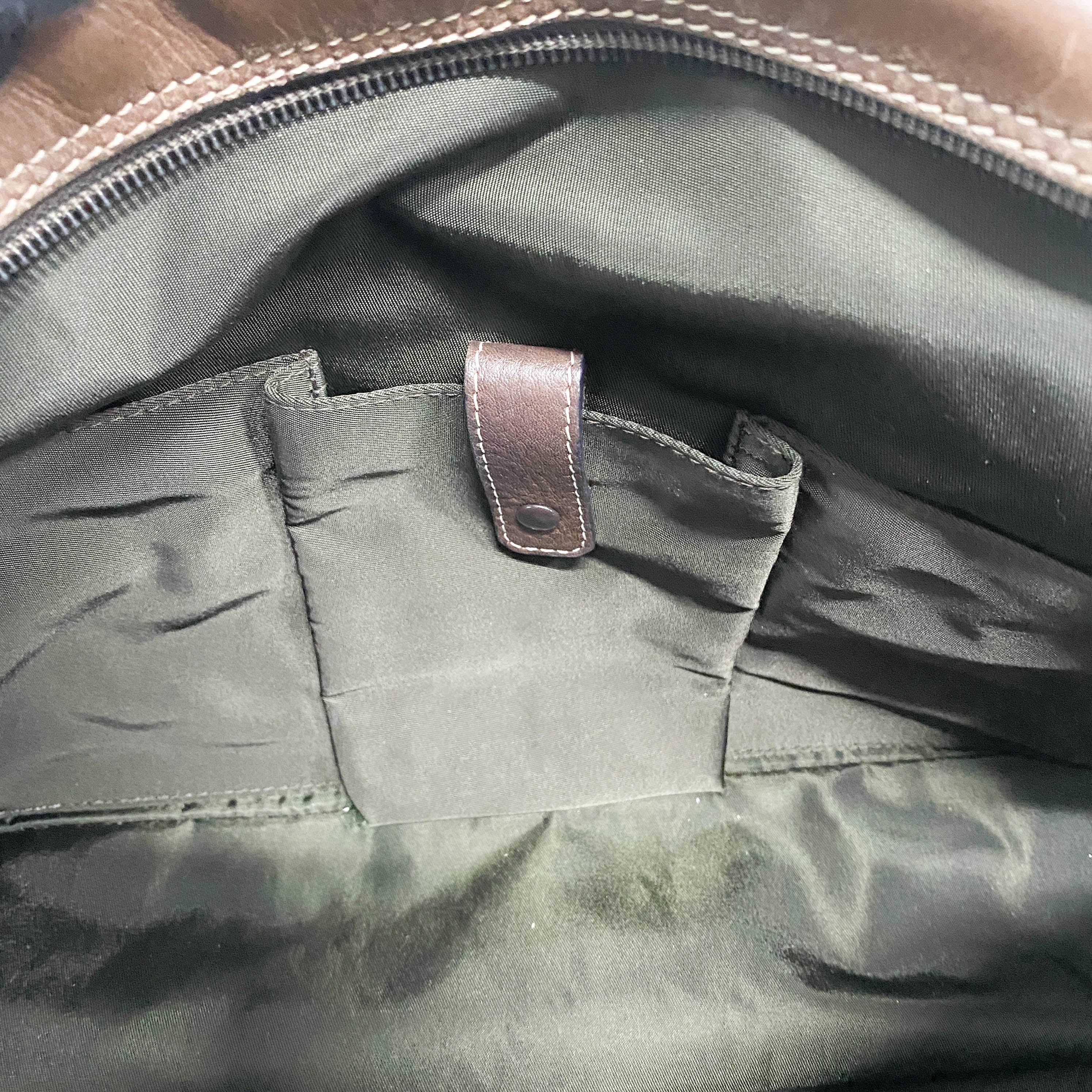 Saddle Bowler Brown Leather Hand Bag