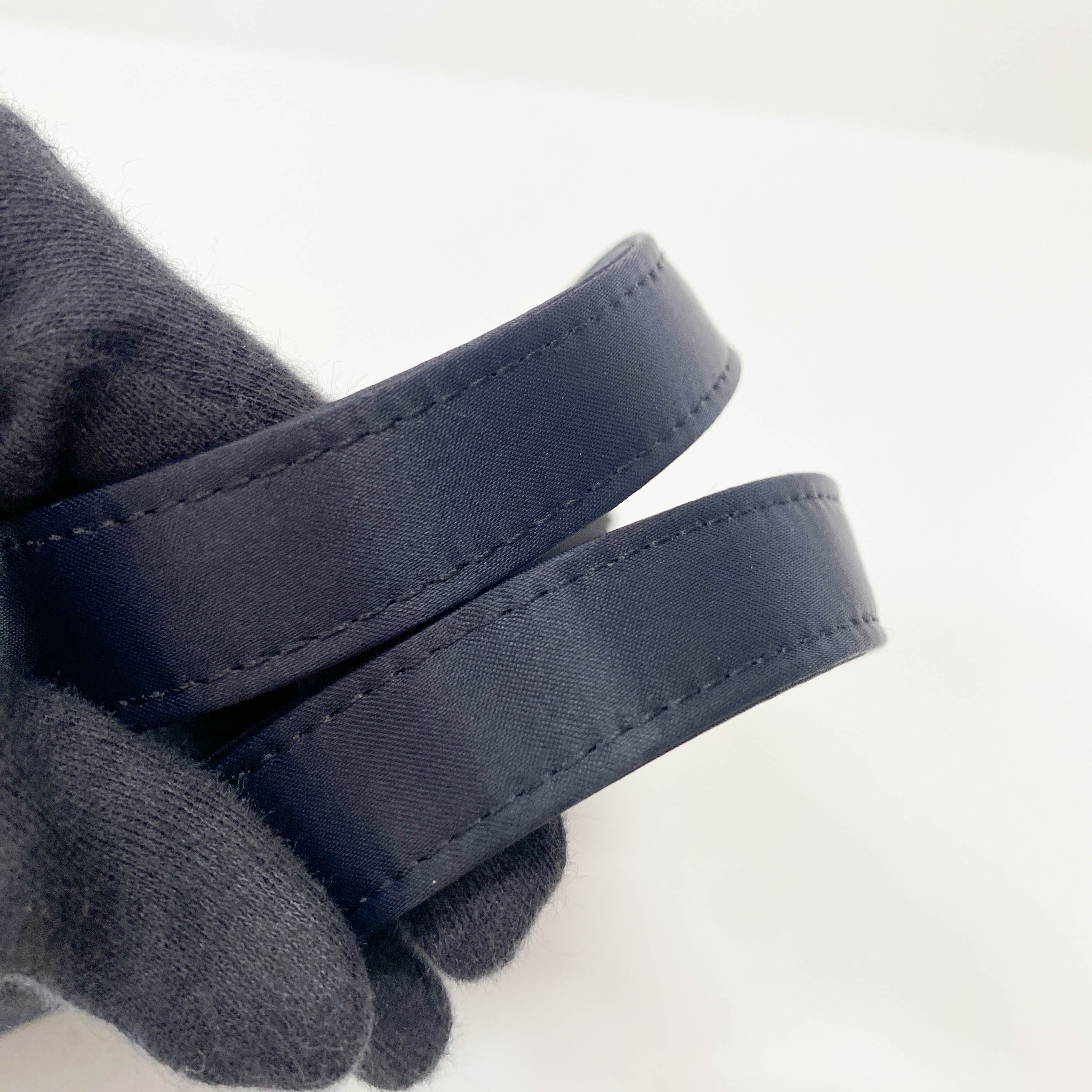 YSL Black Neoprene Hand Bag