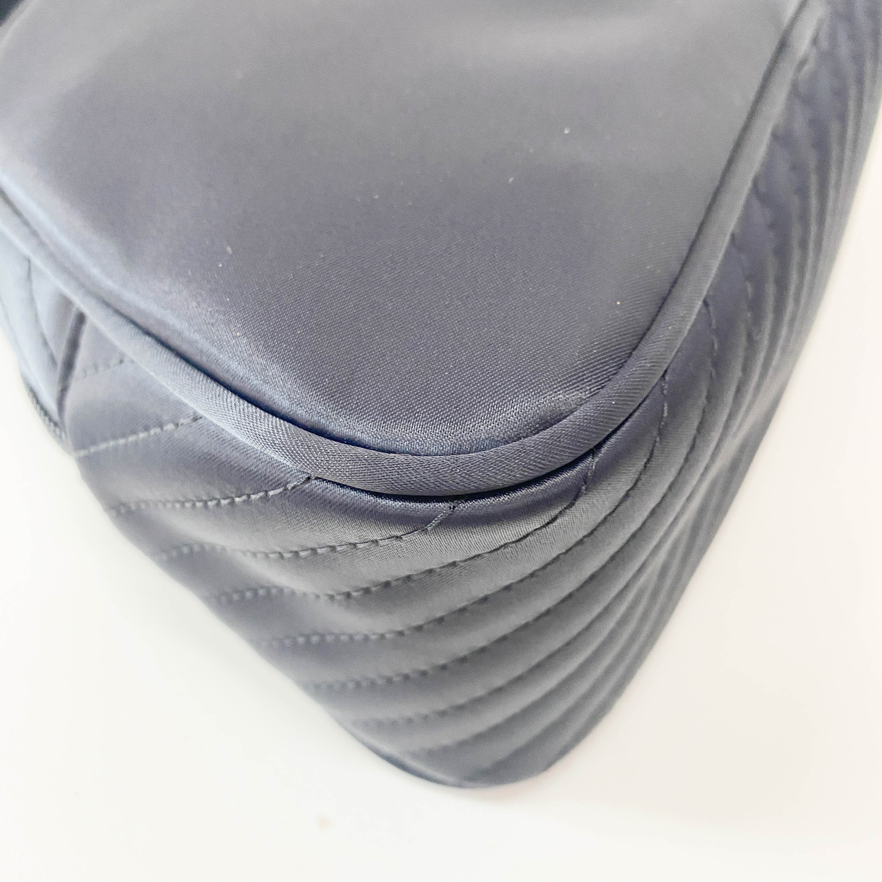 YSL Black Neoprene Hand Bag