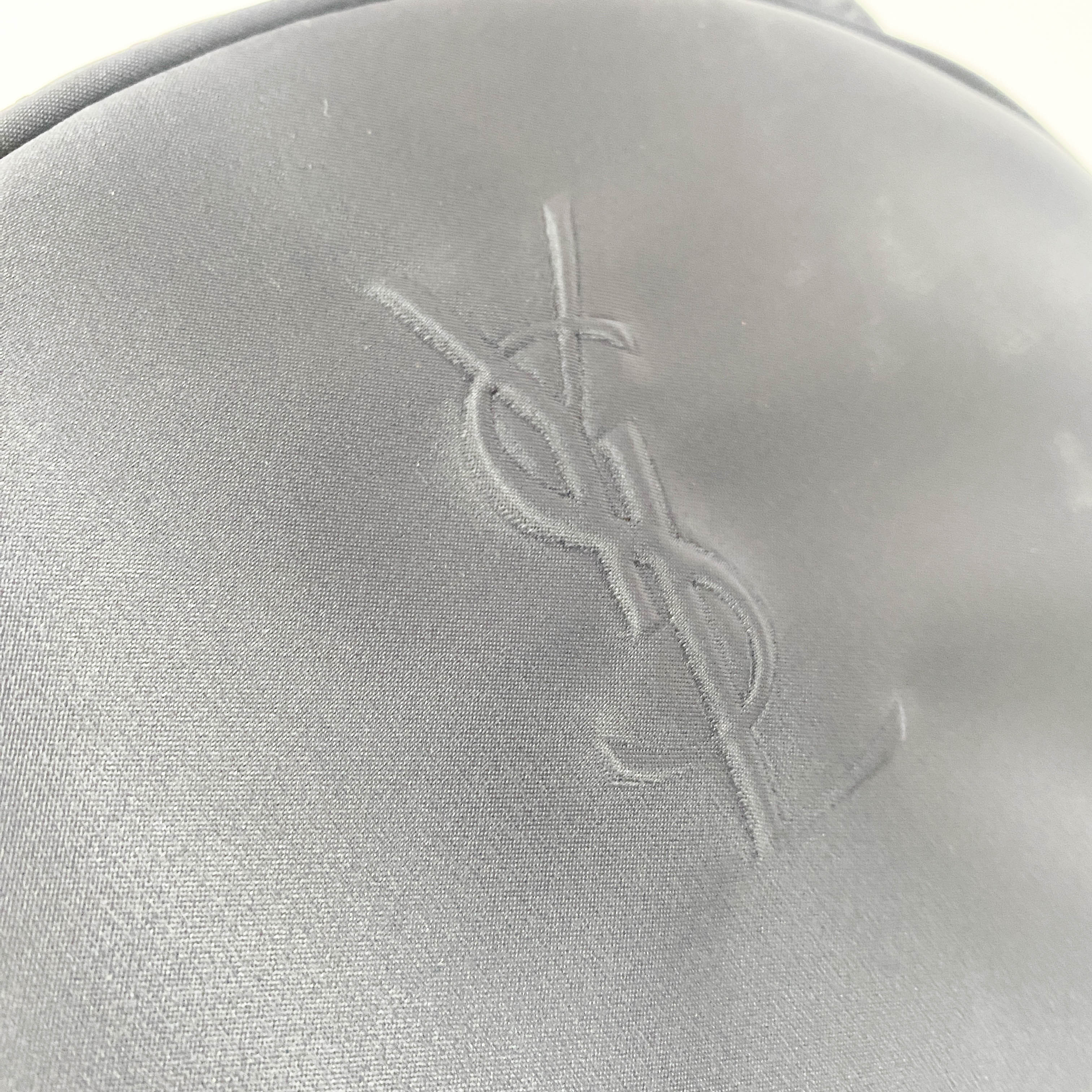 YSL Black Neoprene Hand Bag