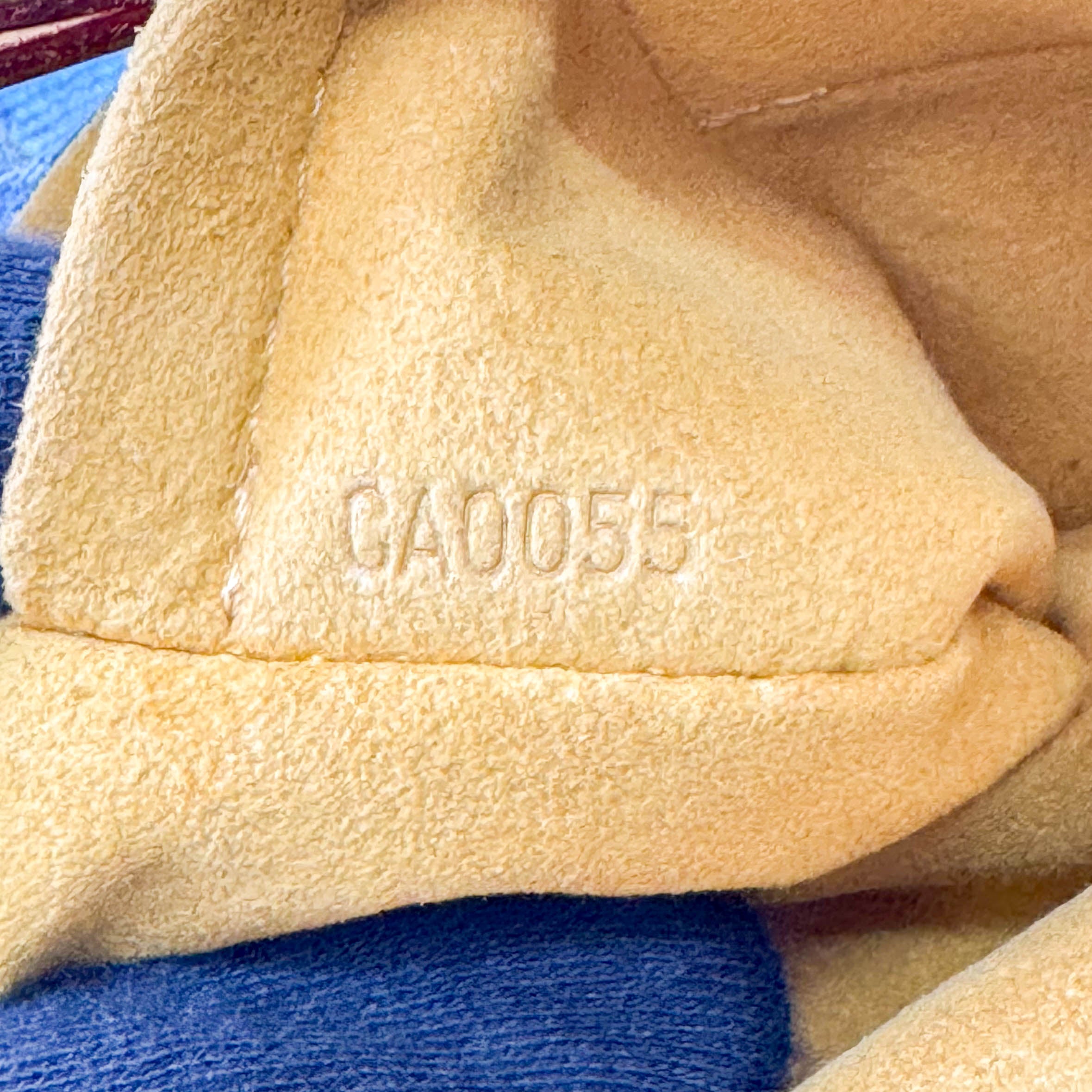 Monogram Blue Denim Mini Pleaty