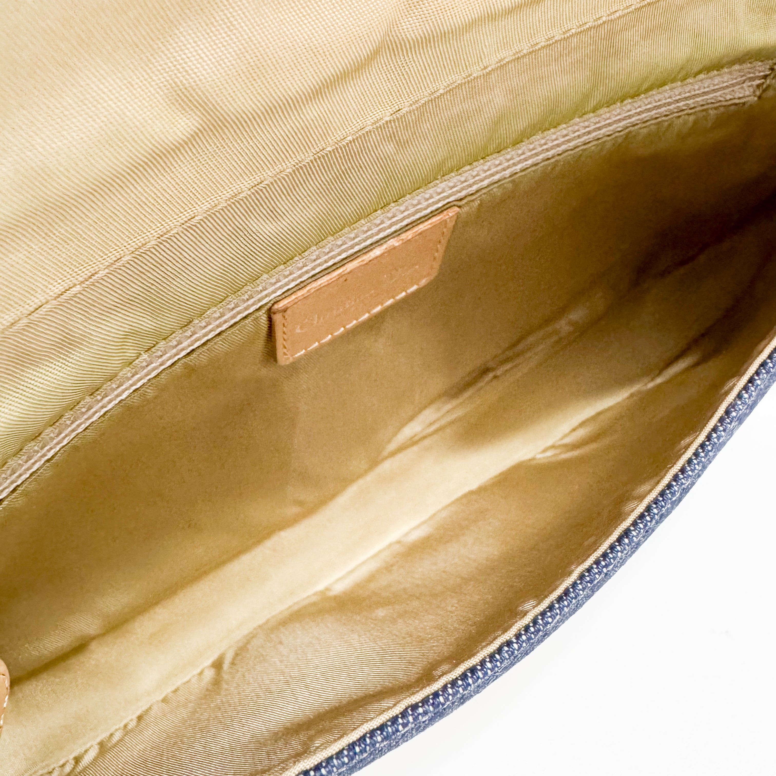 Malice Pearl Denim Shoulder Bag