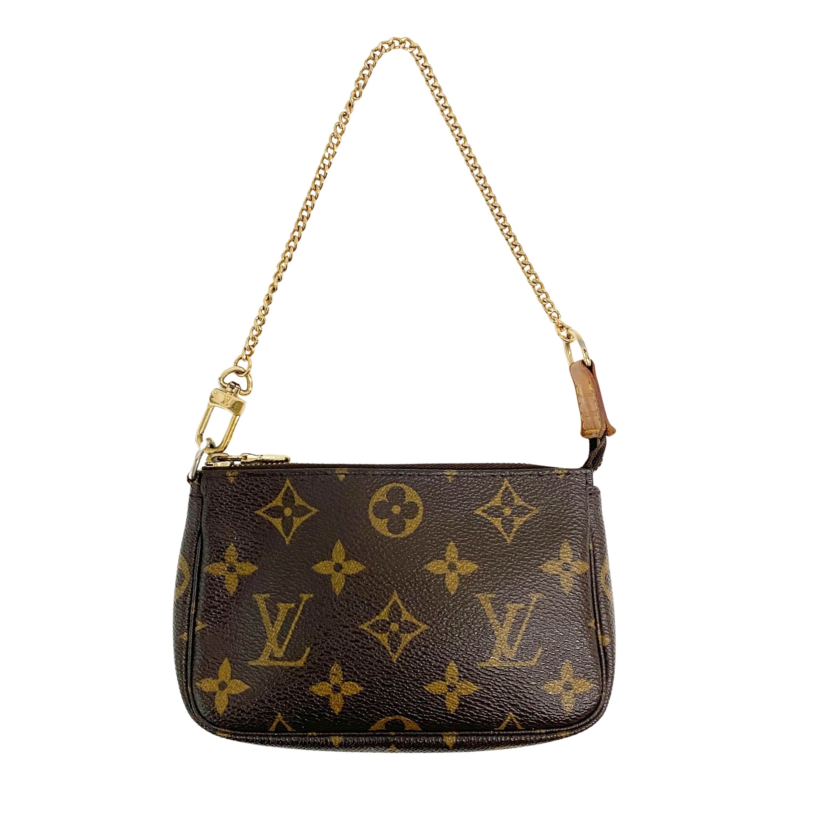 Mini Pochette Accessoires Monogram Canvas Chain Bag