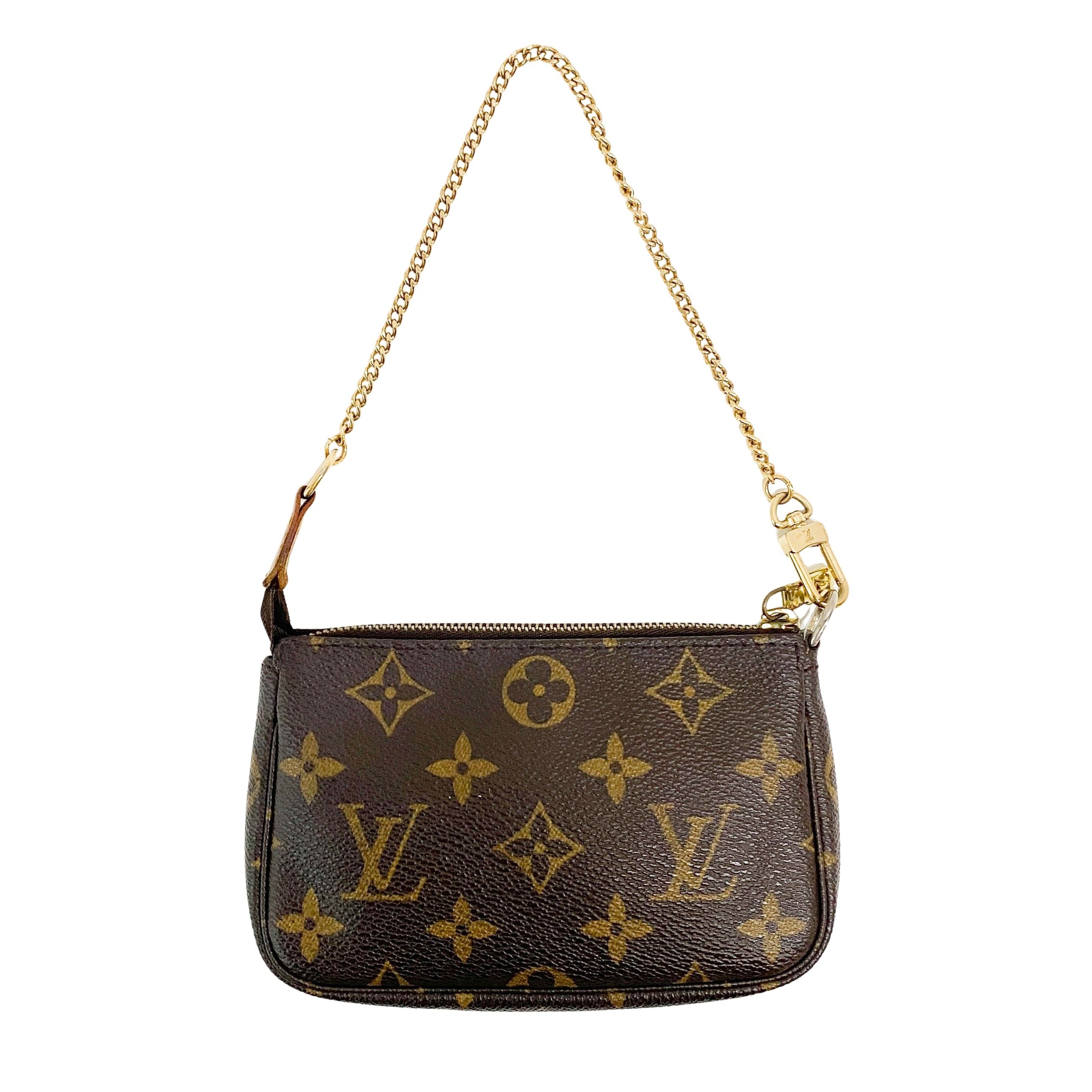 Mini Pochette Accessoires Monogram Canvas Chain Bag