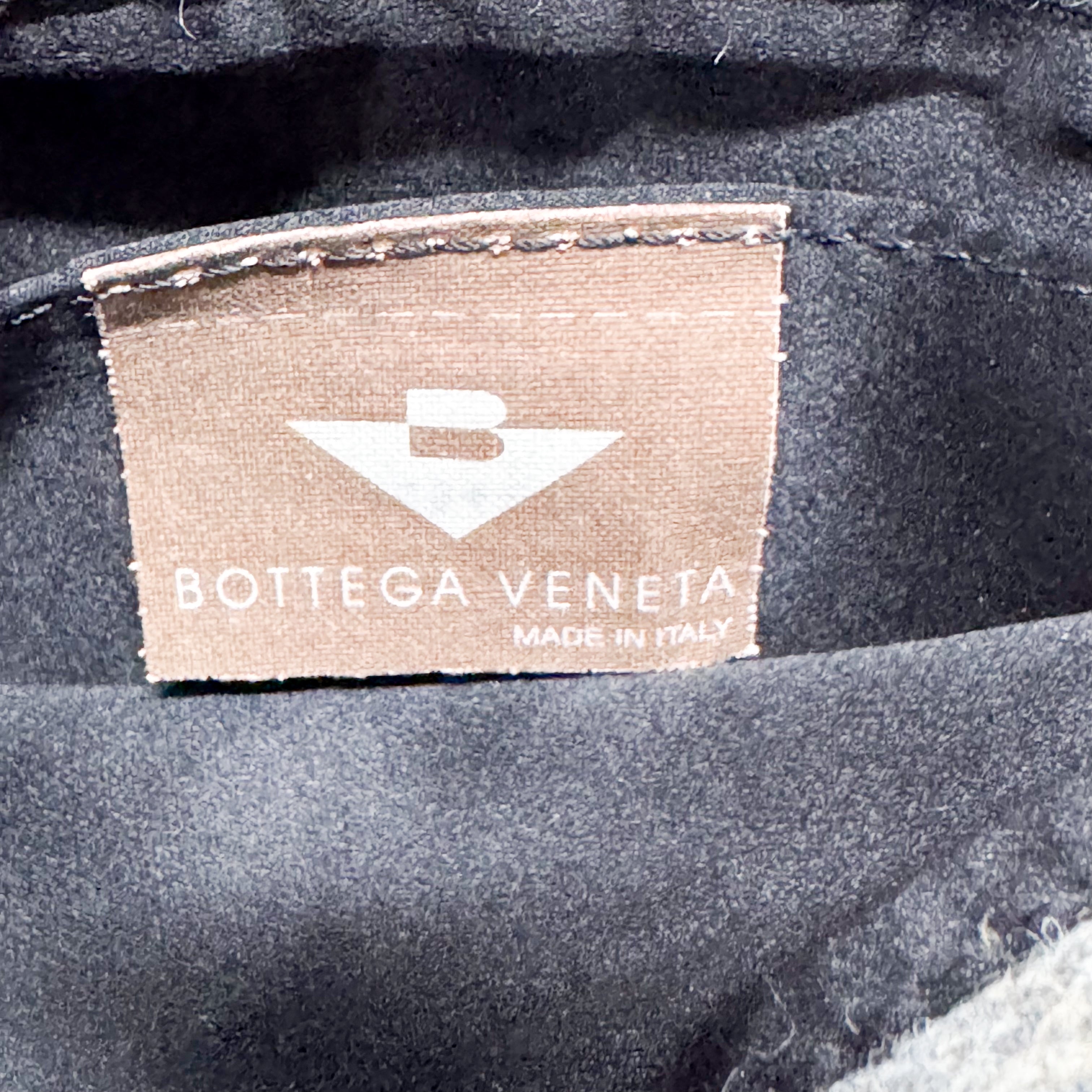 Grey Wool Rhinestone Shoulder Bag