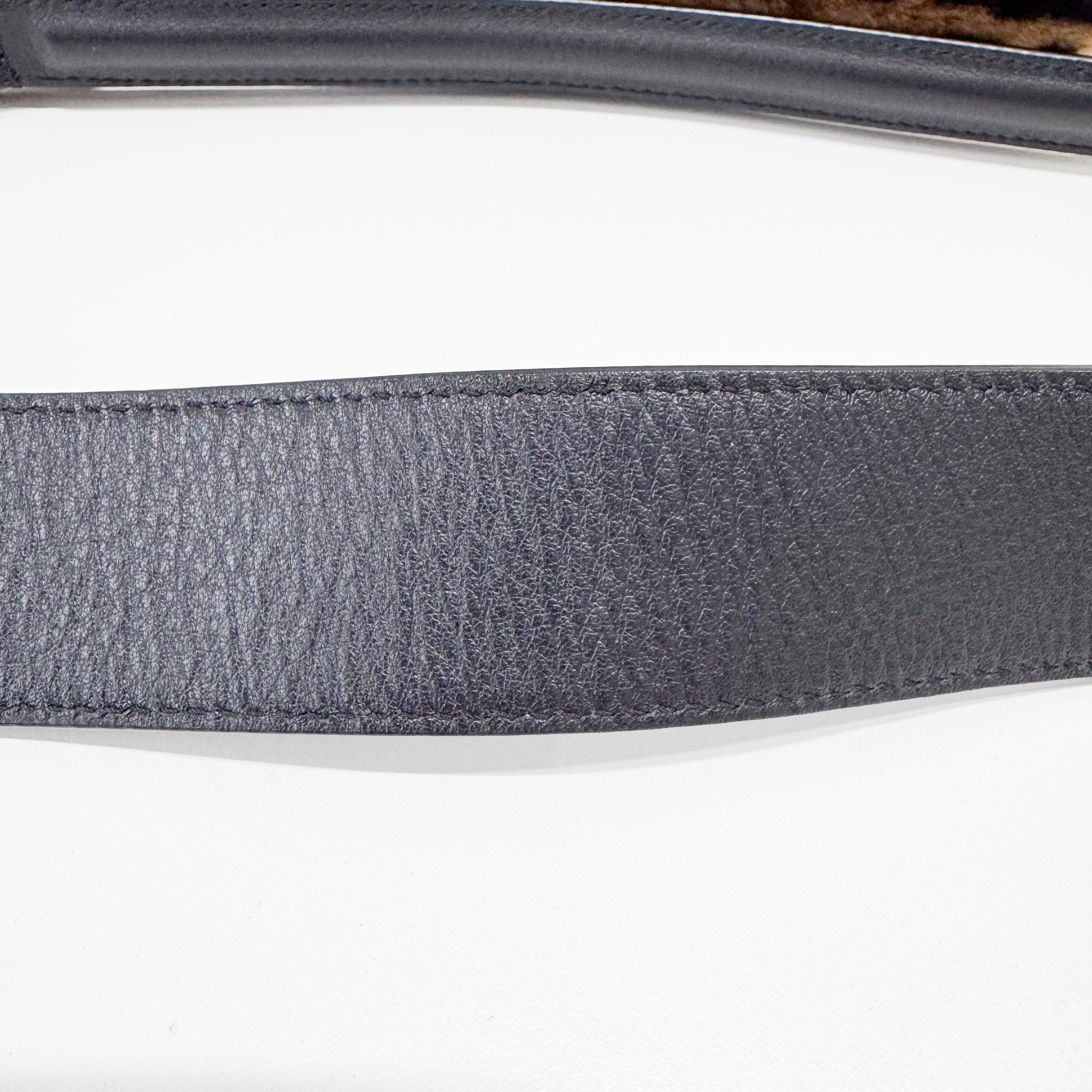 Zucca Baguette Brown Fur Two Way Bag