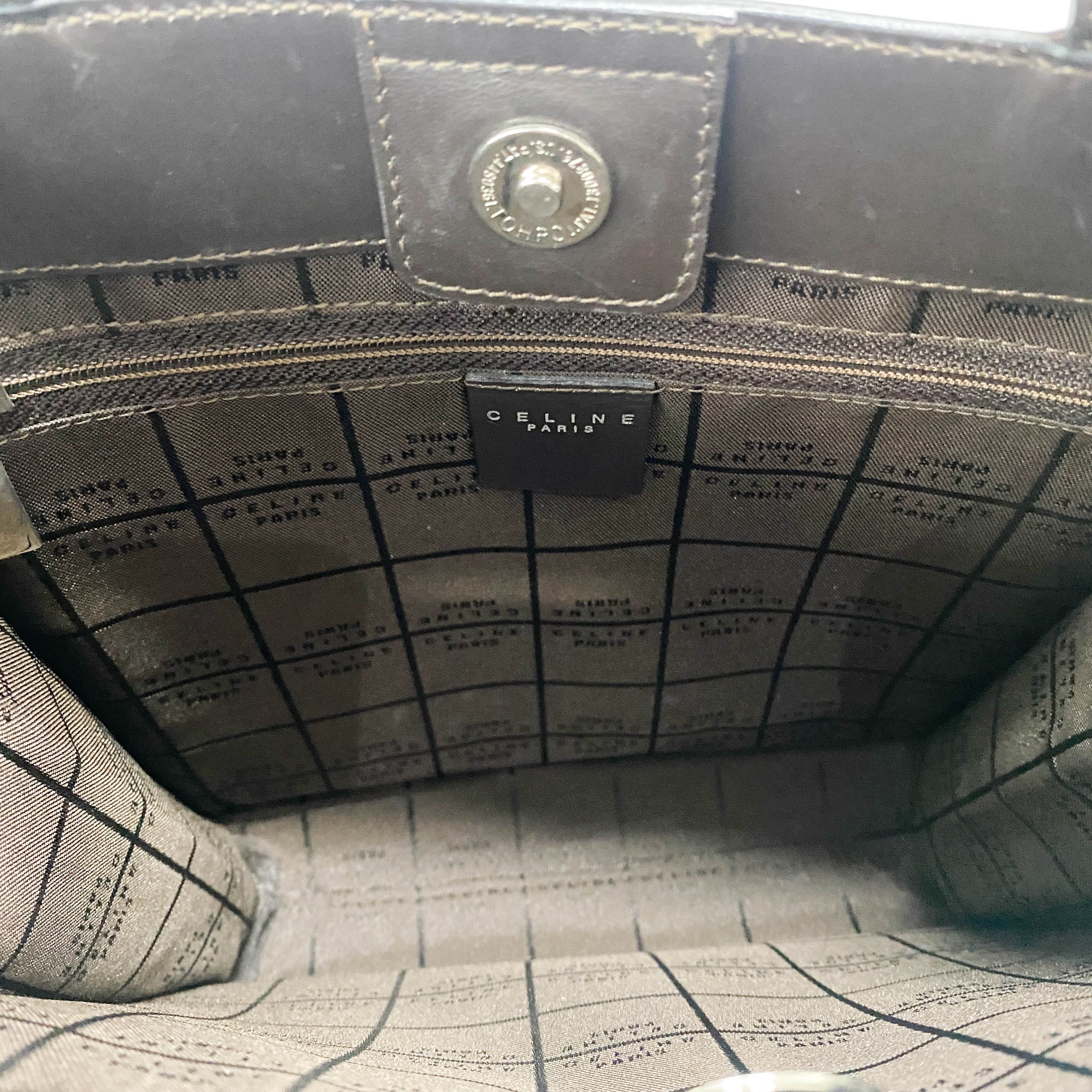 C Macadam Yellow Pony Hair Shoulder Bag