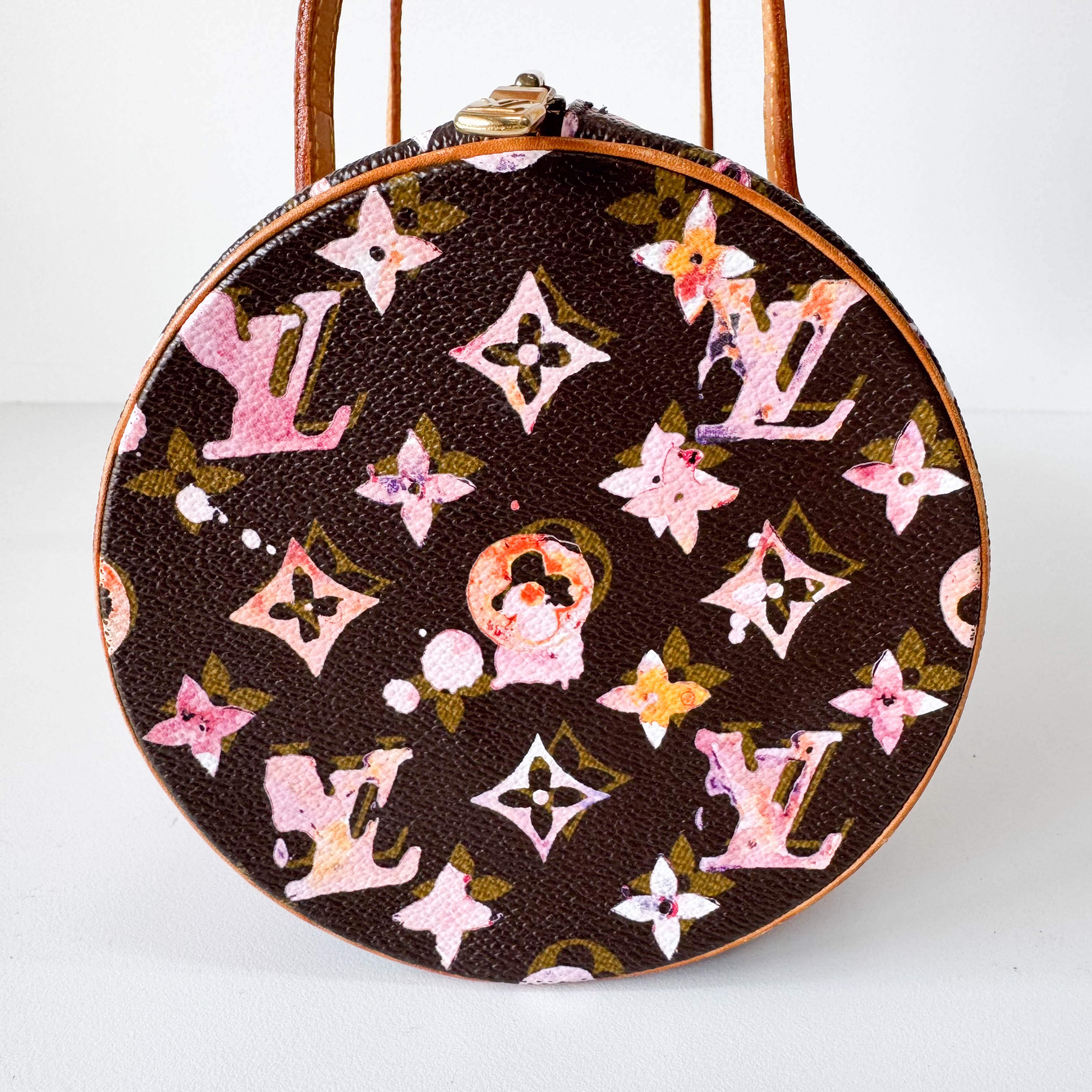 Watercolor Monogram Papillon Limited Edition Coated Canvas Bag