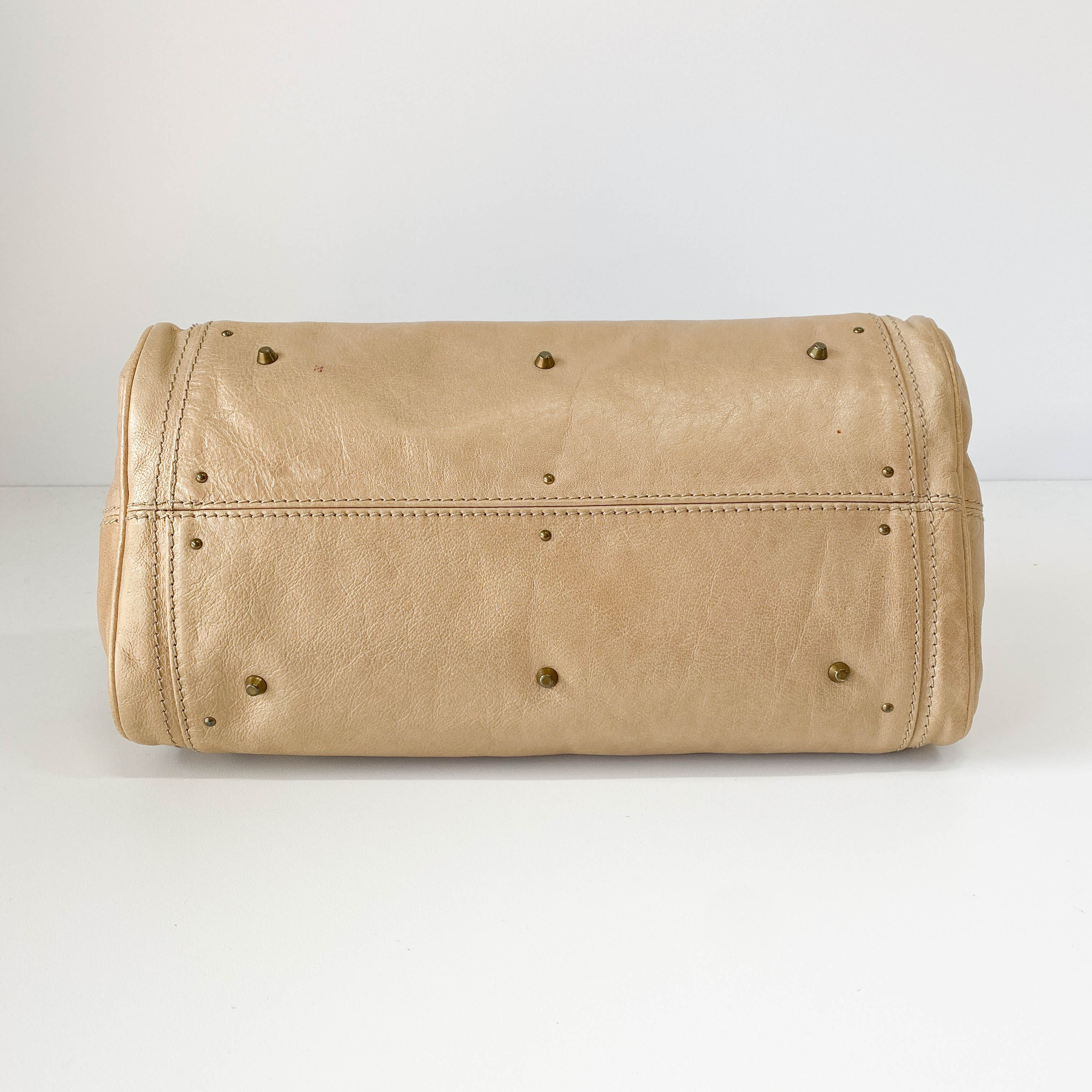 Paddington Gold Leather Bag