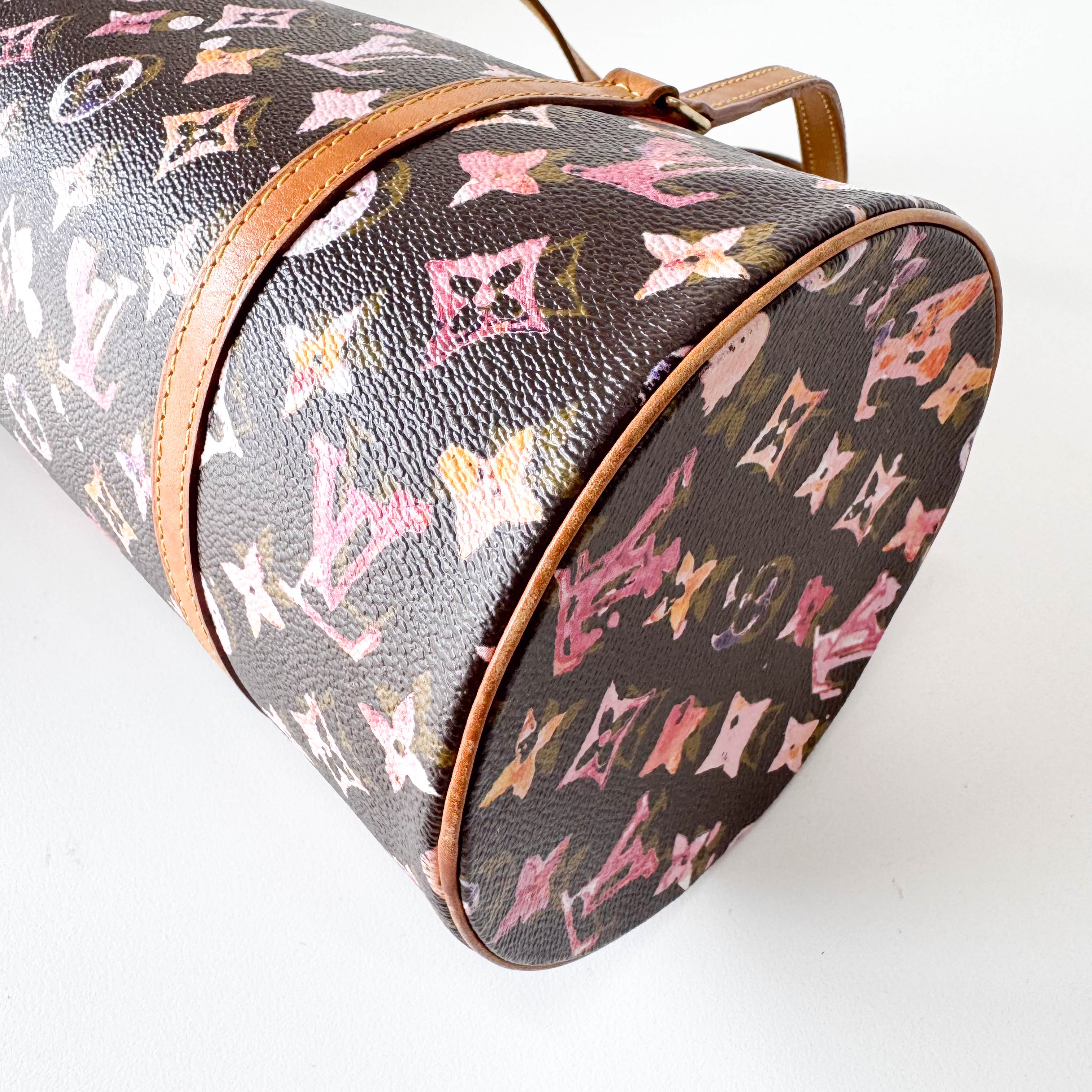 Watercolor Monogram Papillon Limited Edition Coated Canvas Bag