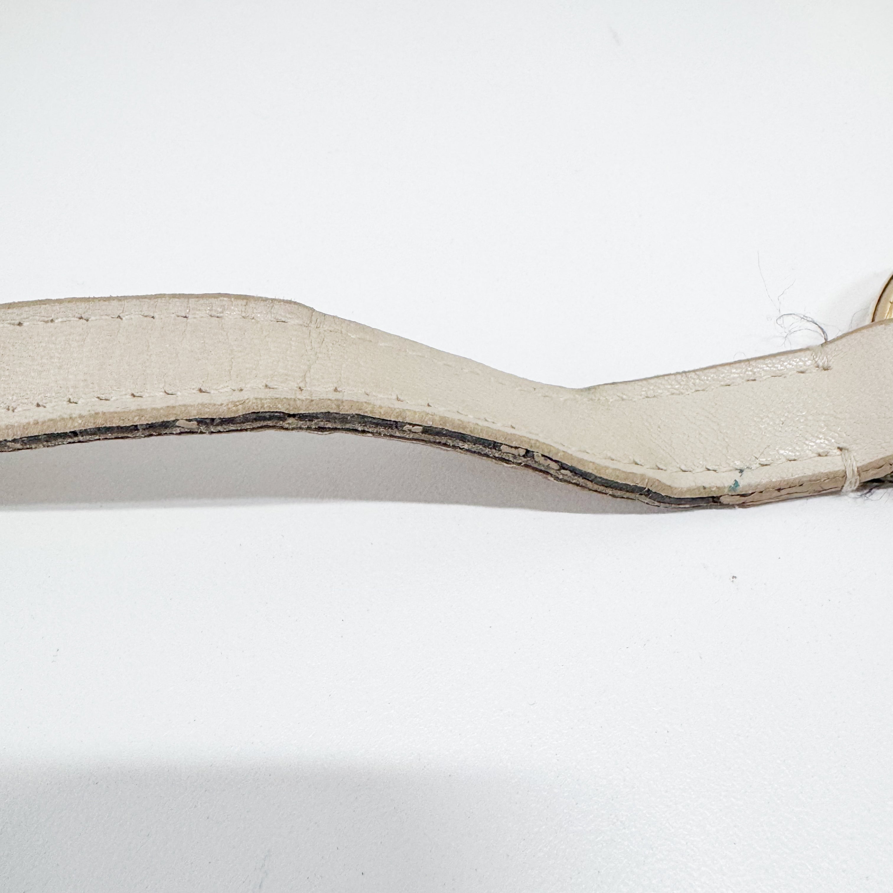 Saint-Tropez Cream Suede Shoulder Bag