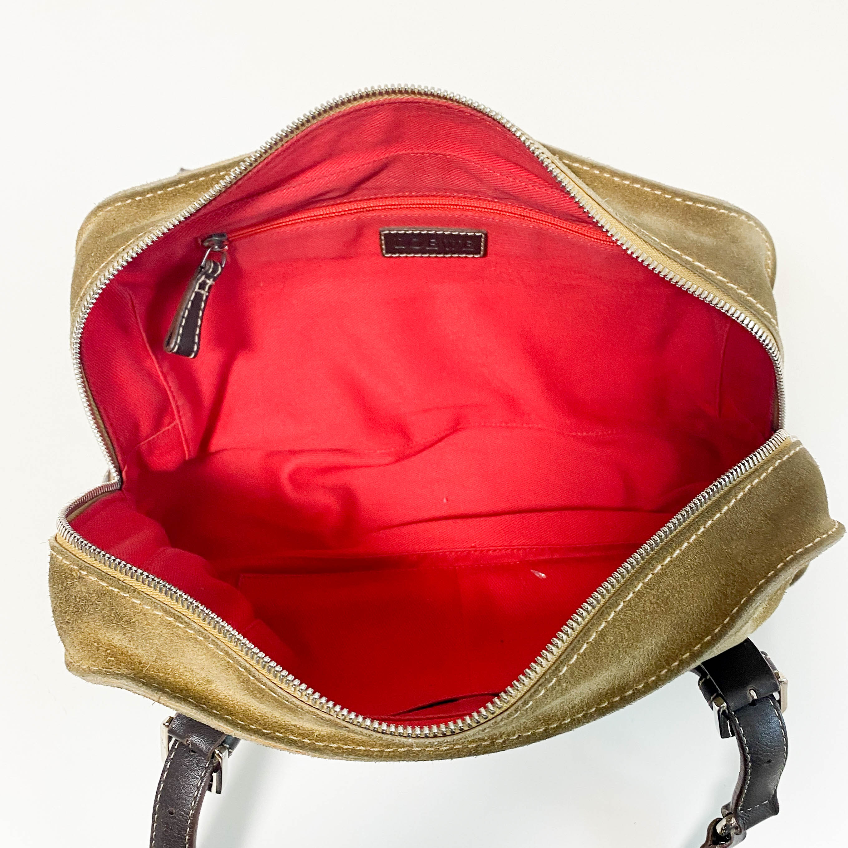 Amazona Suede Hand Bag