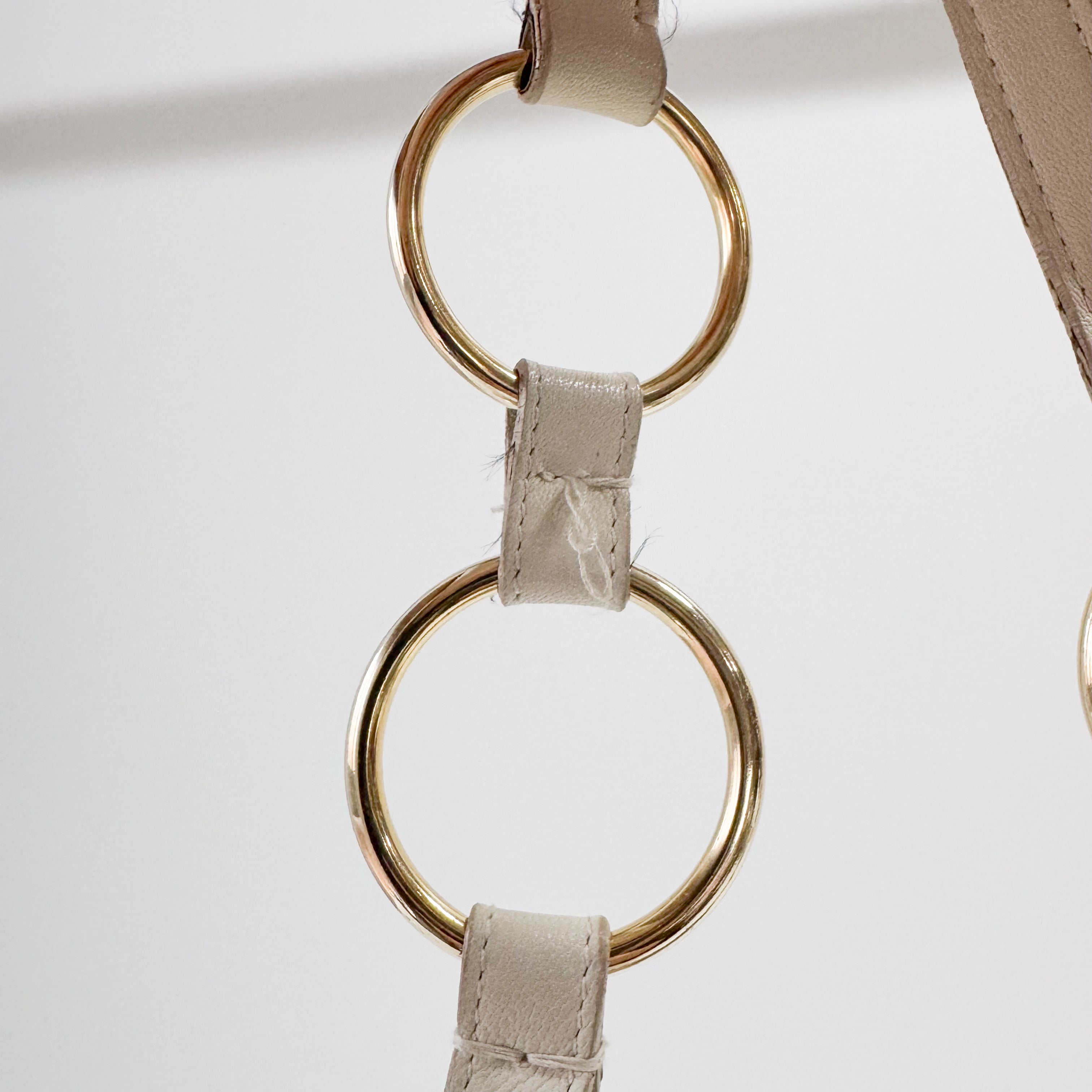 Saint-Tropez Cream Suede Shoulder Bag