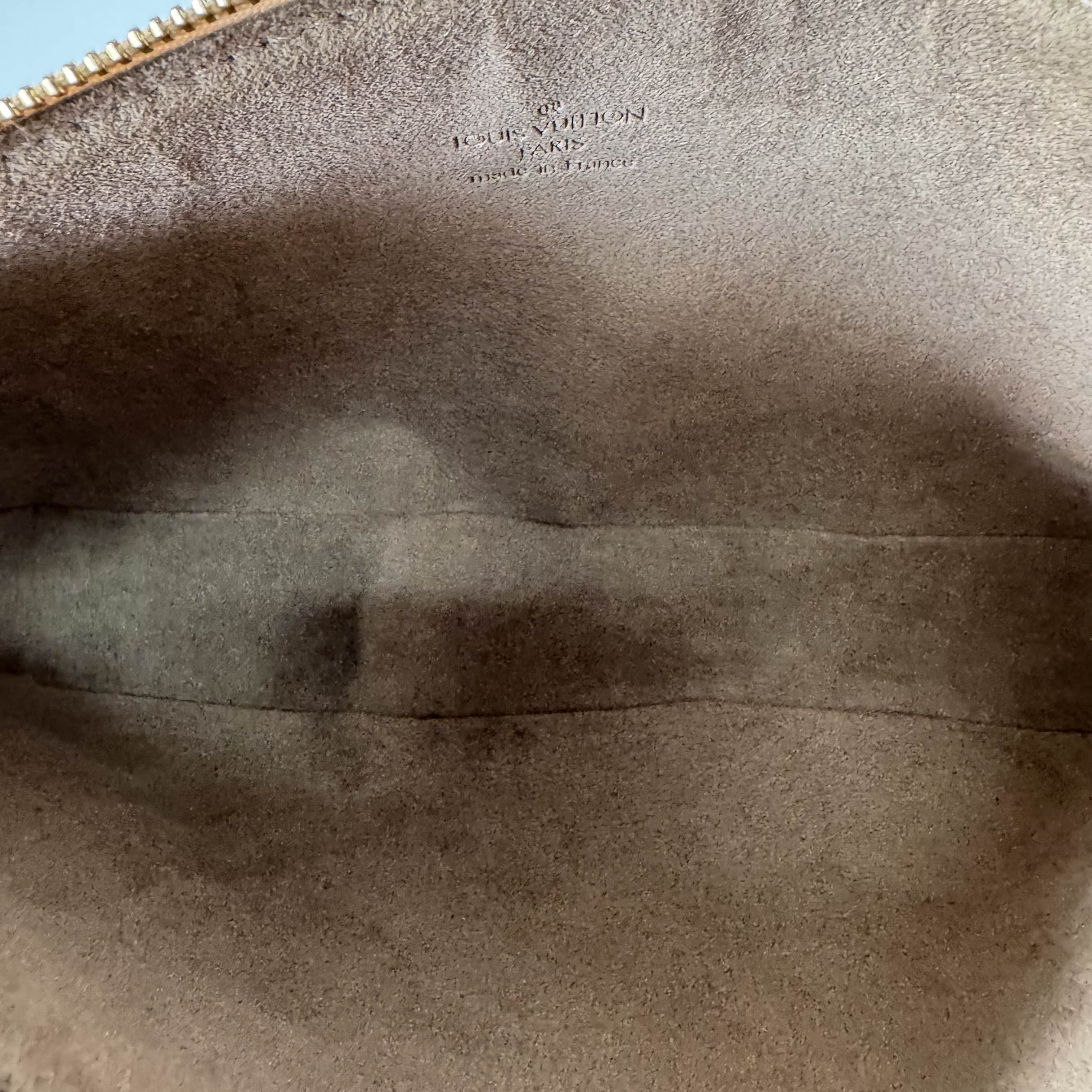 Takashi Murakami Pochette Accessoire Multi-colour Black Monogram Coated Canvas Bag