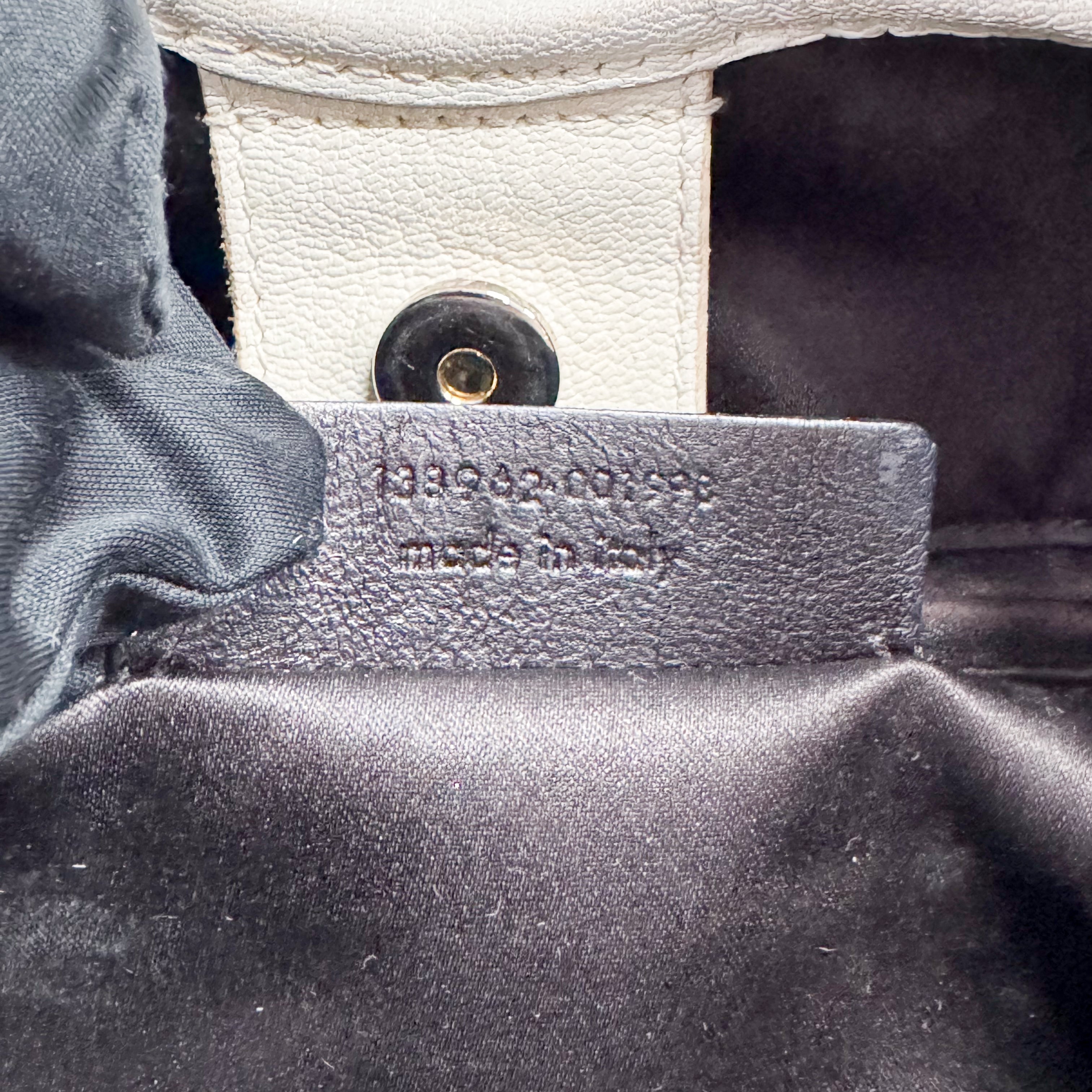 Saint-Tropez Cream Suede Shoulder Bag