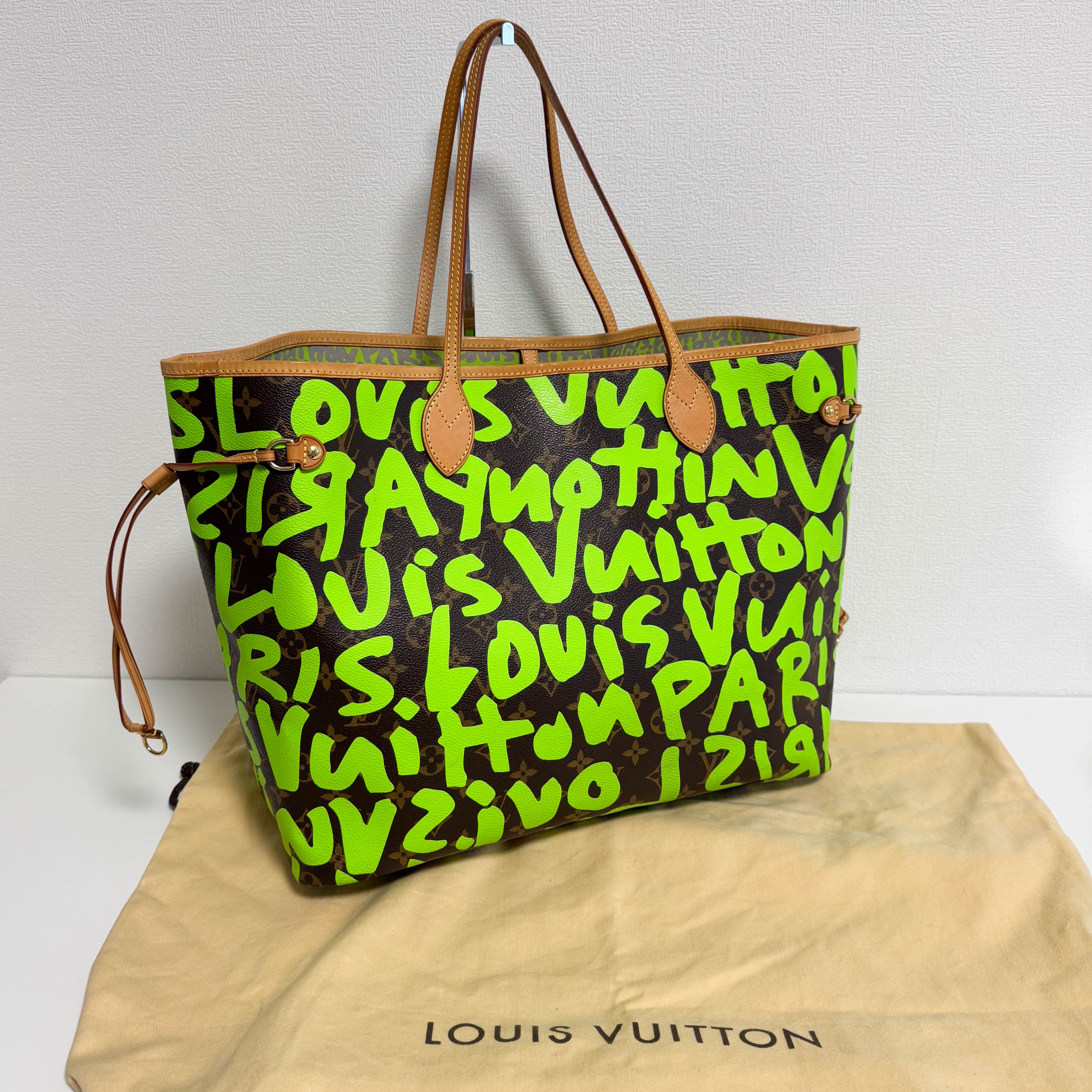 Louis Vuitton x Stephen Sprouse Monogram Graffiti Neverfull GM Green