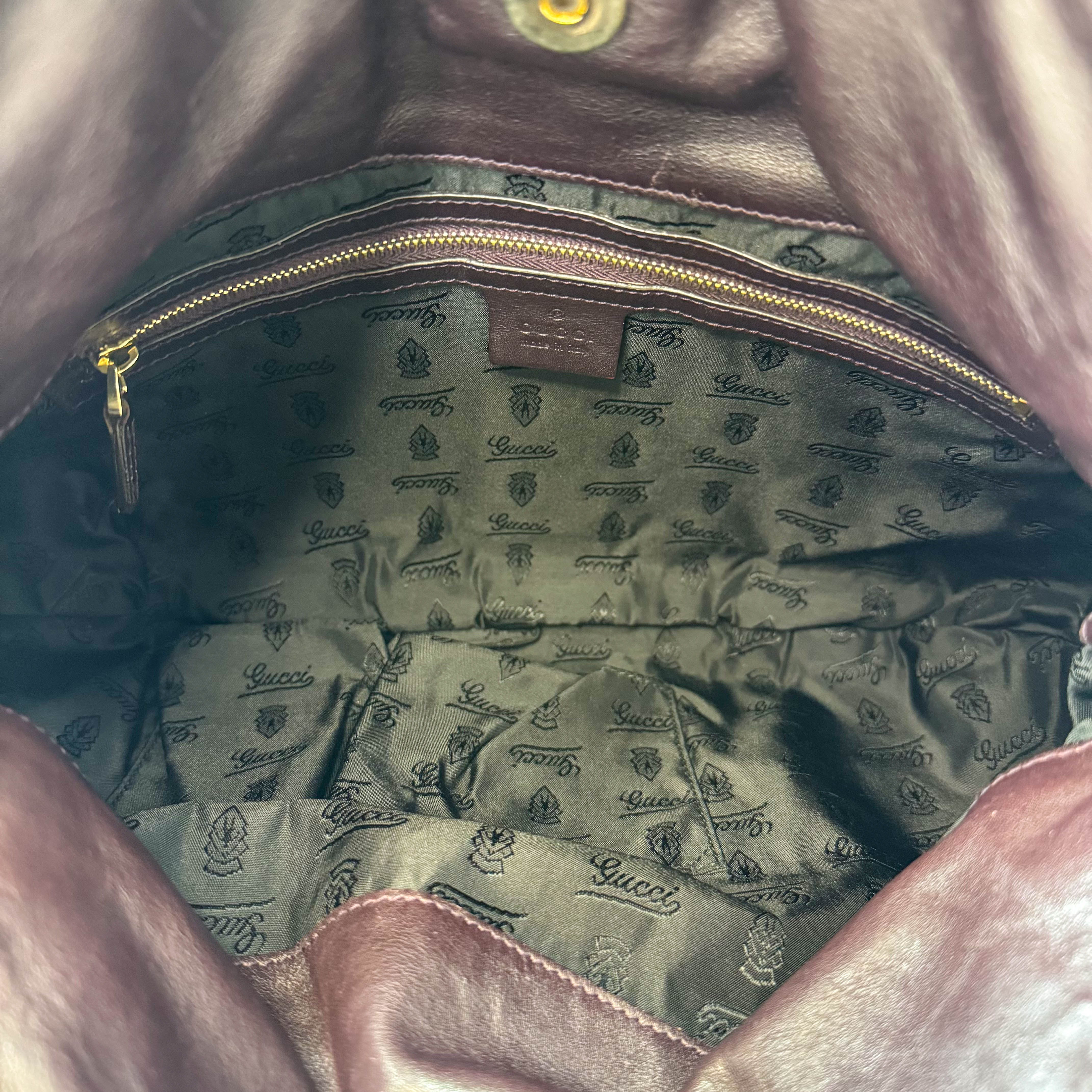 Hysteria Brown Suede Shoulder Bag