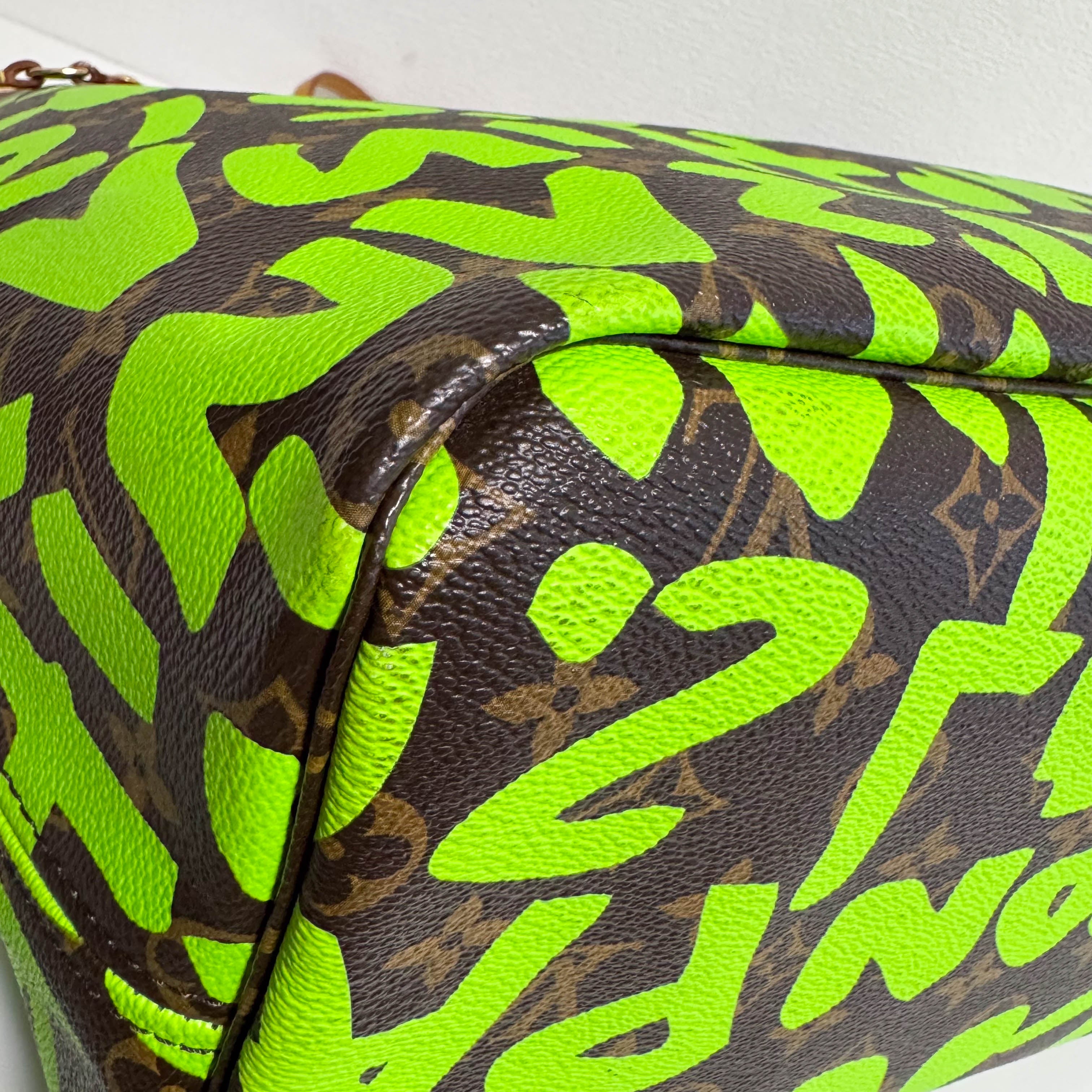 Louis Vuitton x Stephen Sprouse Monogram Graffiti Neverfull GM Green