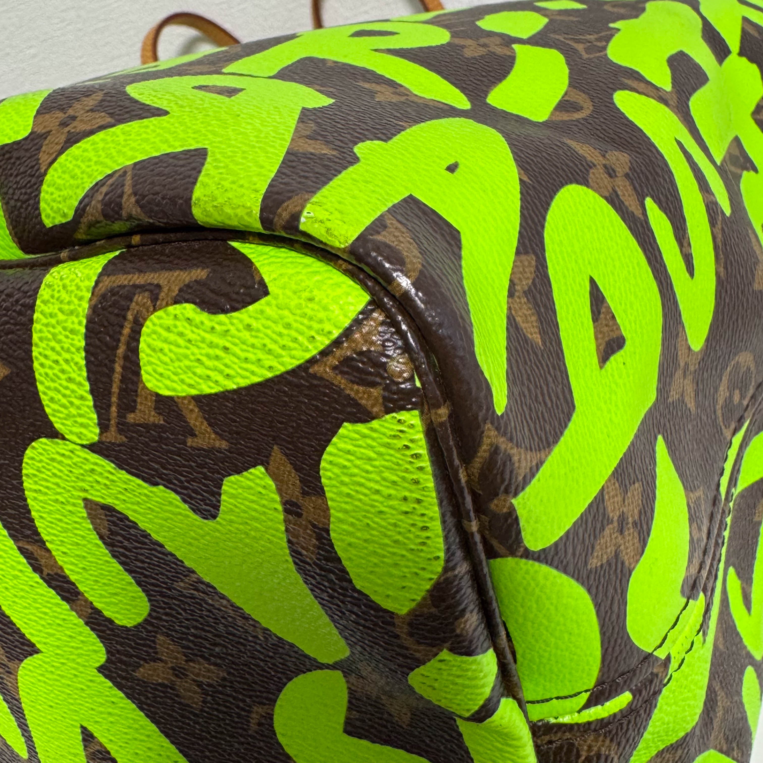 Louis Vuitton x Stephen Sprouse Monogram Graffiti Neverfull GM Green