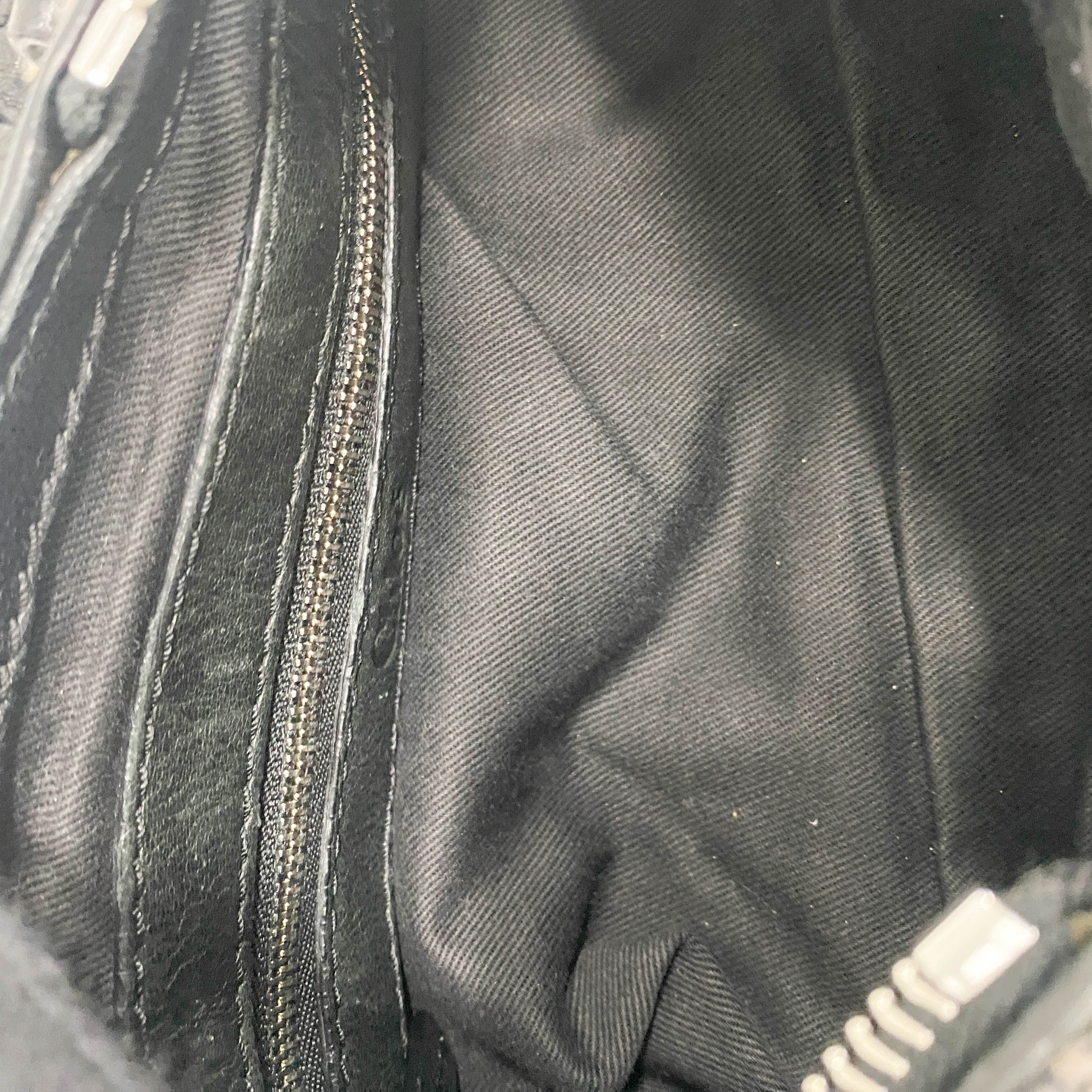 Mini Paddington Black Silver Leather Tweed Handbag