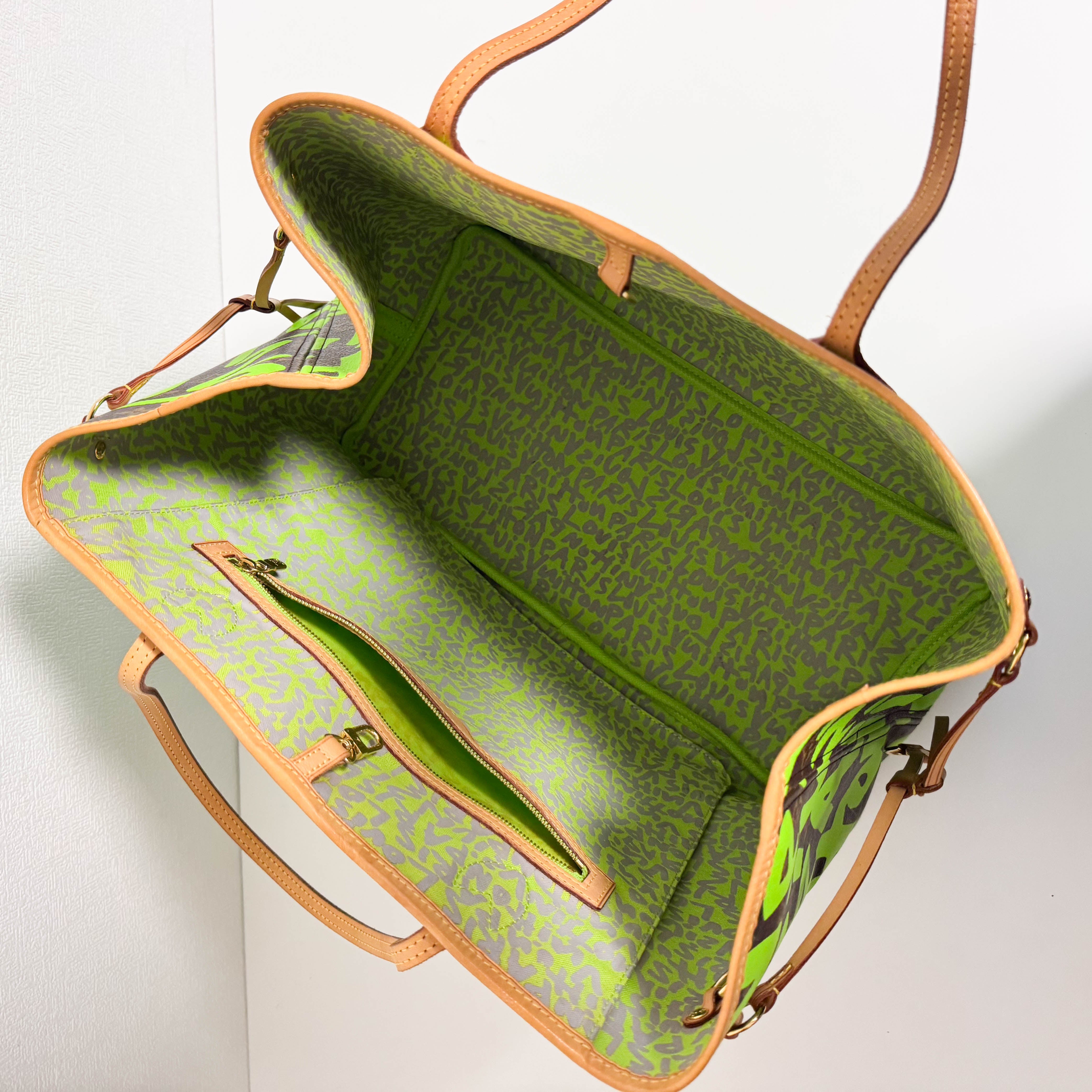 Louis Vuitton x Stephen Sprouse Monogram Graffiti Neverfull GM Green