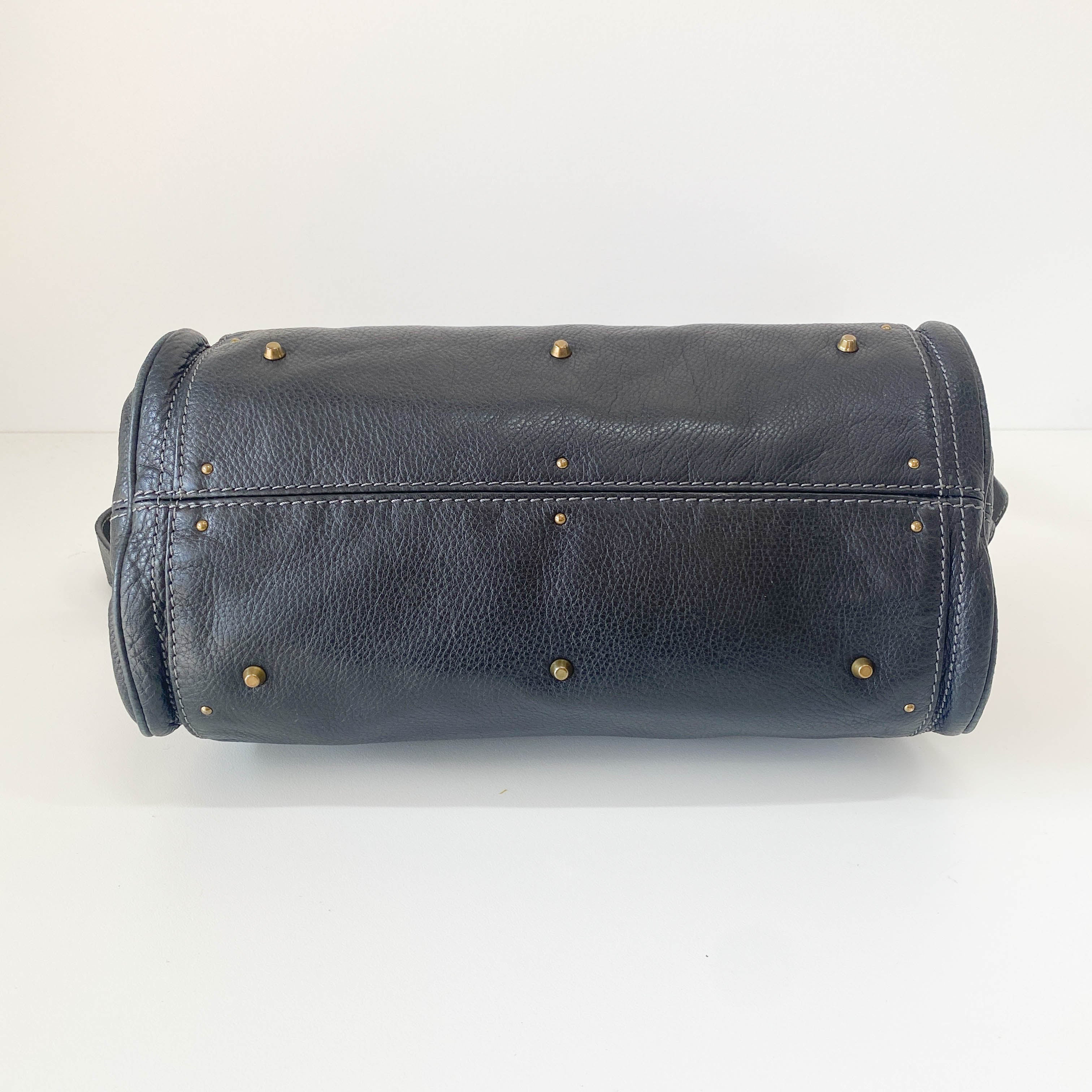 Paddington Black Leather Bag