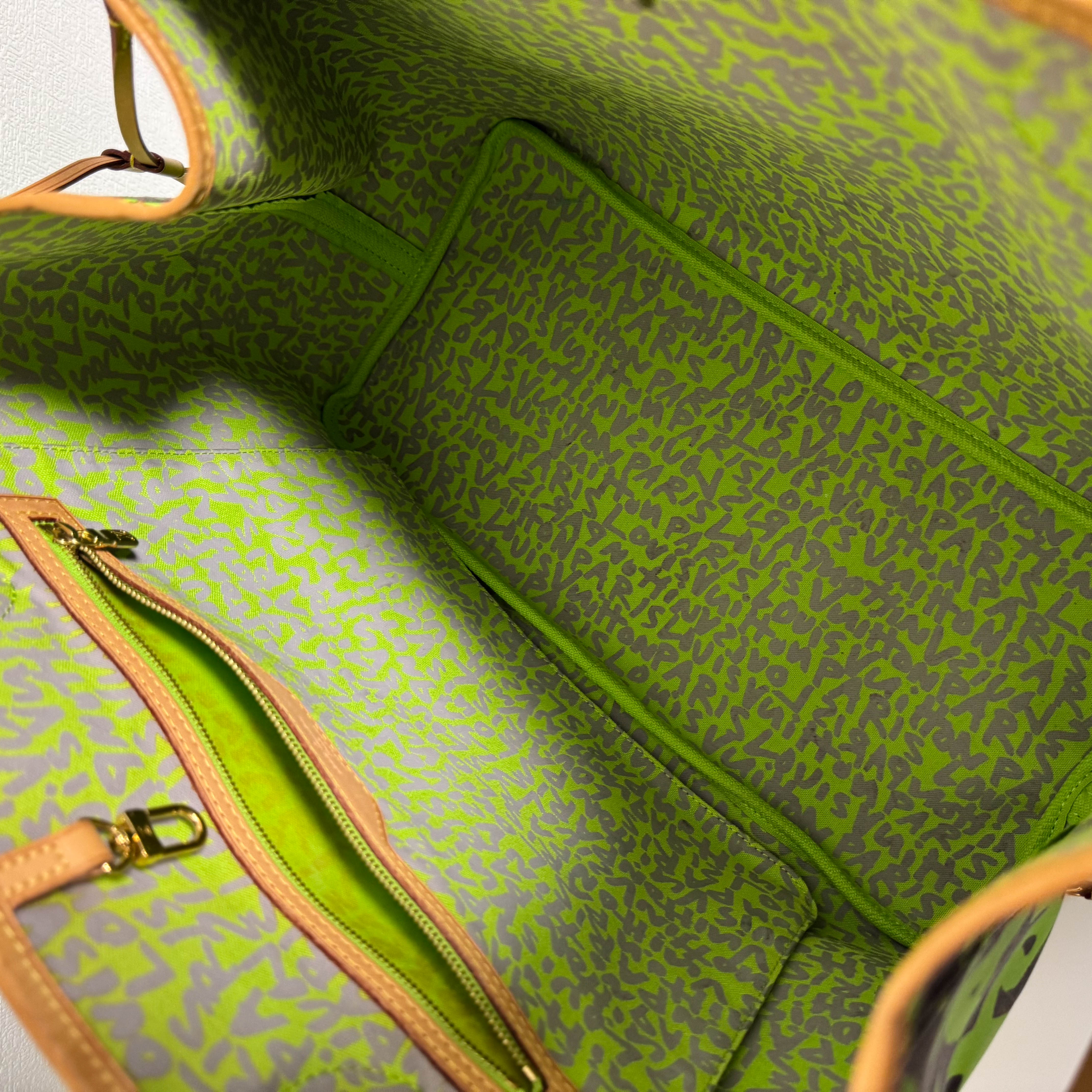 Louis Vuitton x Stephen Sprouse Monogram Graffiti Neverfull GM Green