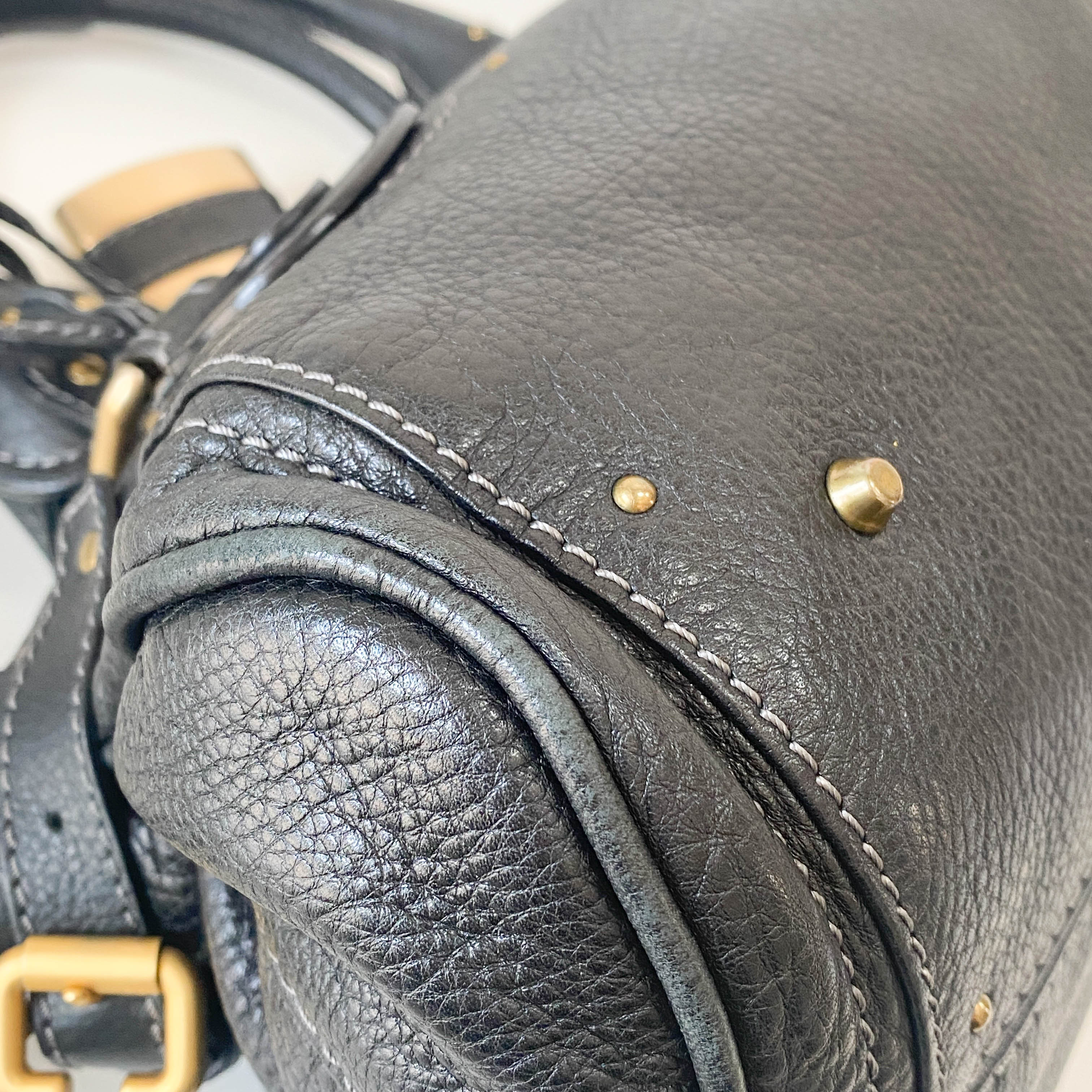 Paddington Black Leather Bag