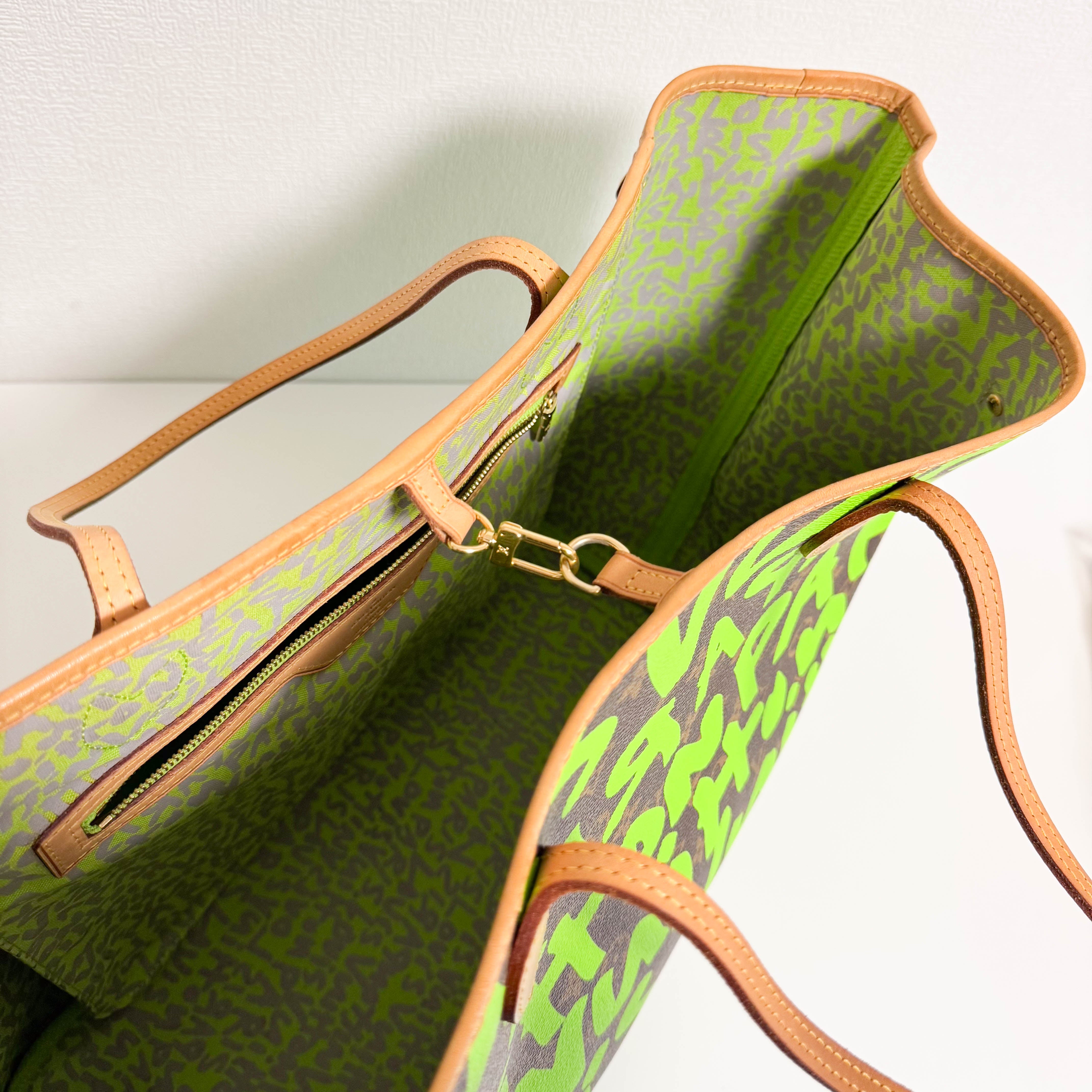 Louis Vuitton x Stephen Sprouse Monogram Graffiti Neverfull GM Green