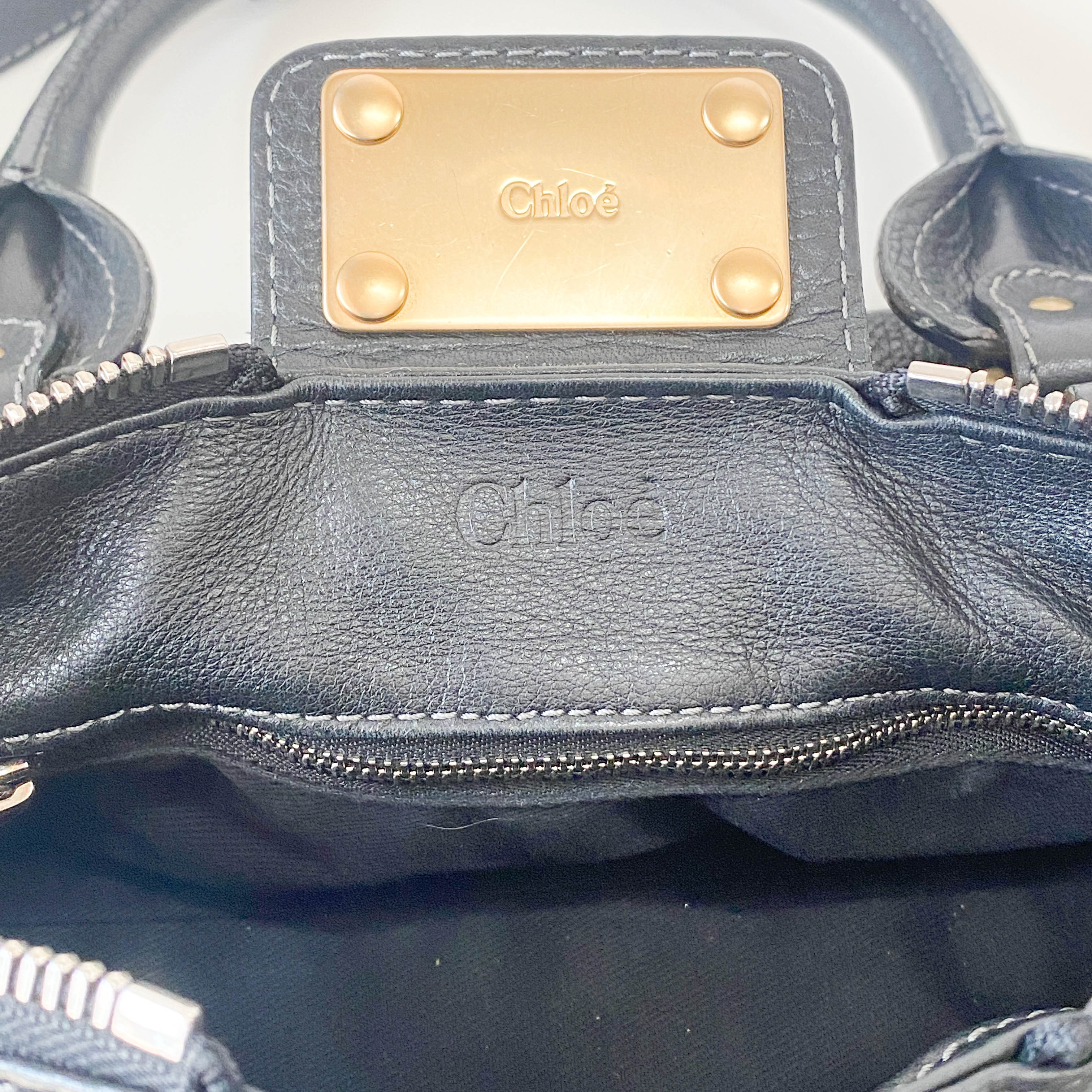 Paddington Black Leather Bag