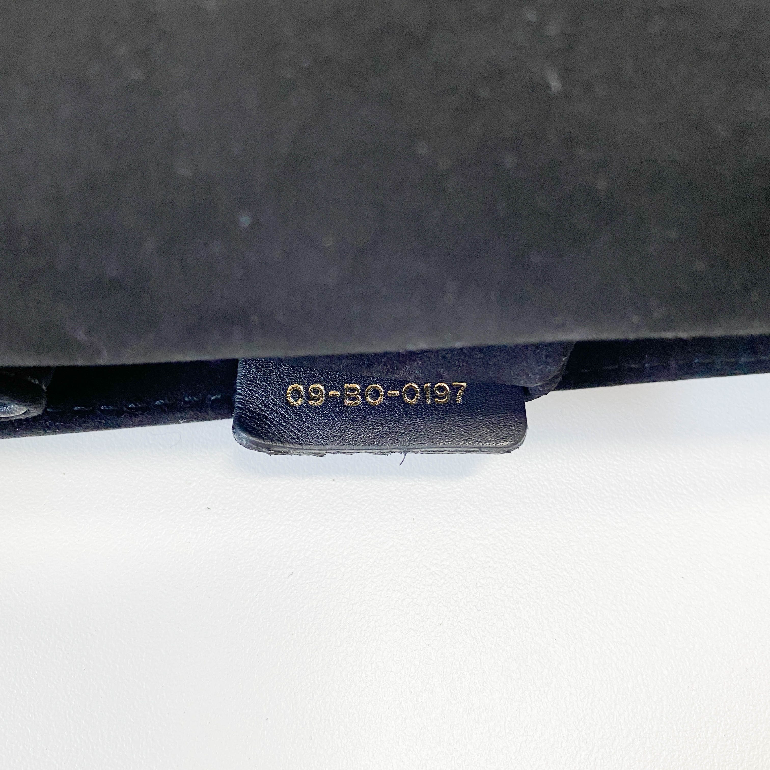 Addict Flap Embroidery Beads and Gold Hardware Chain Bag