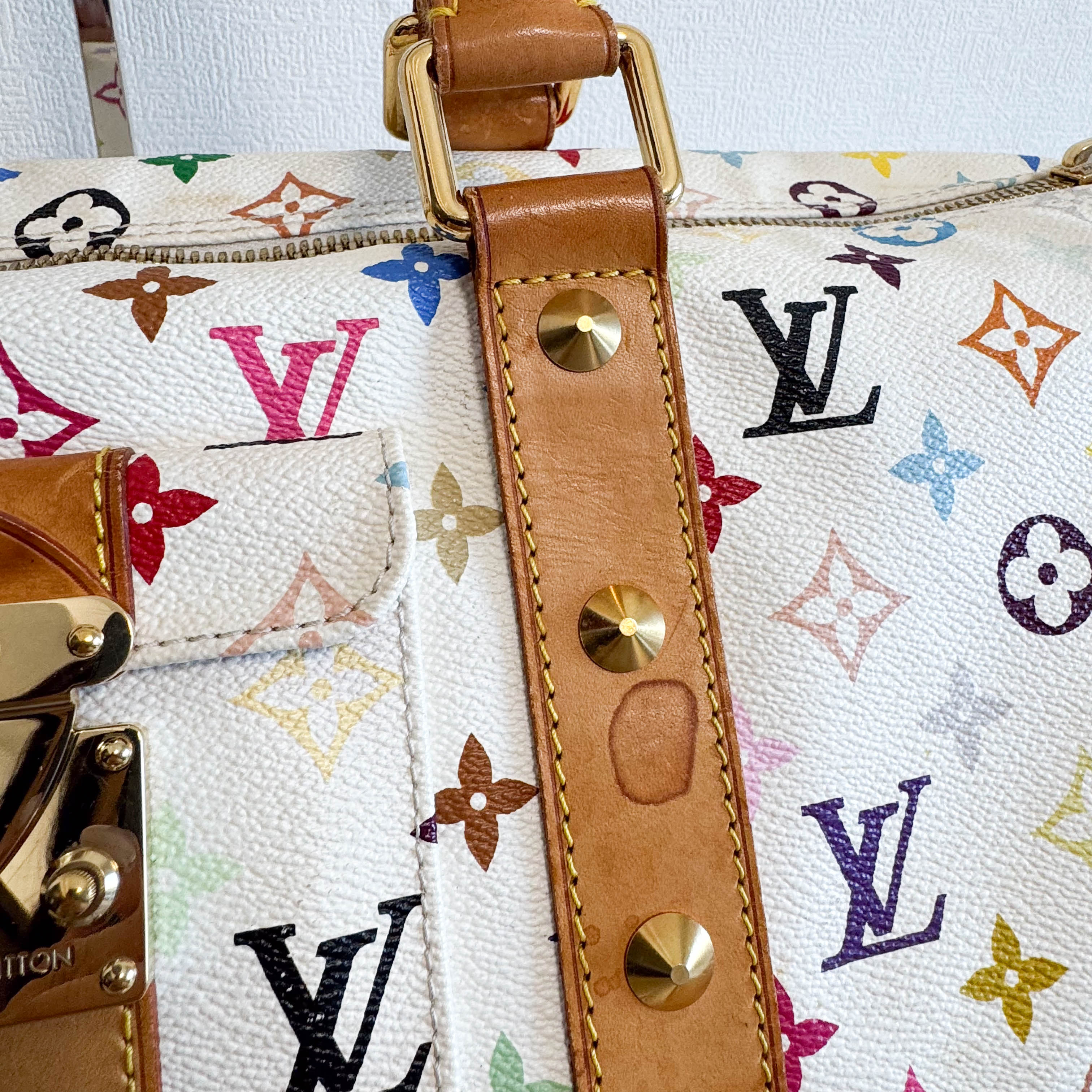 Louis Vuitton x Takashi Murakami Monogram Multicolour Keepall 45