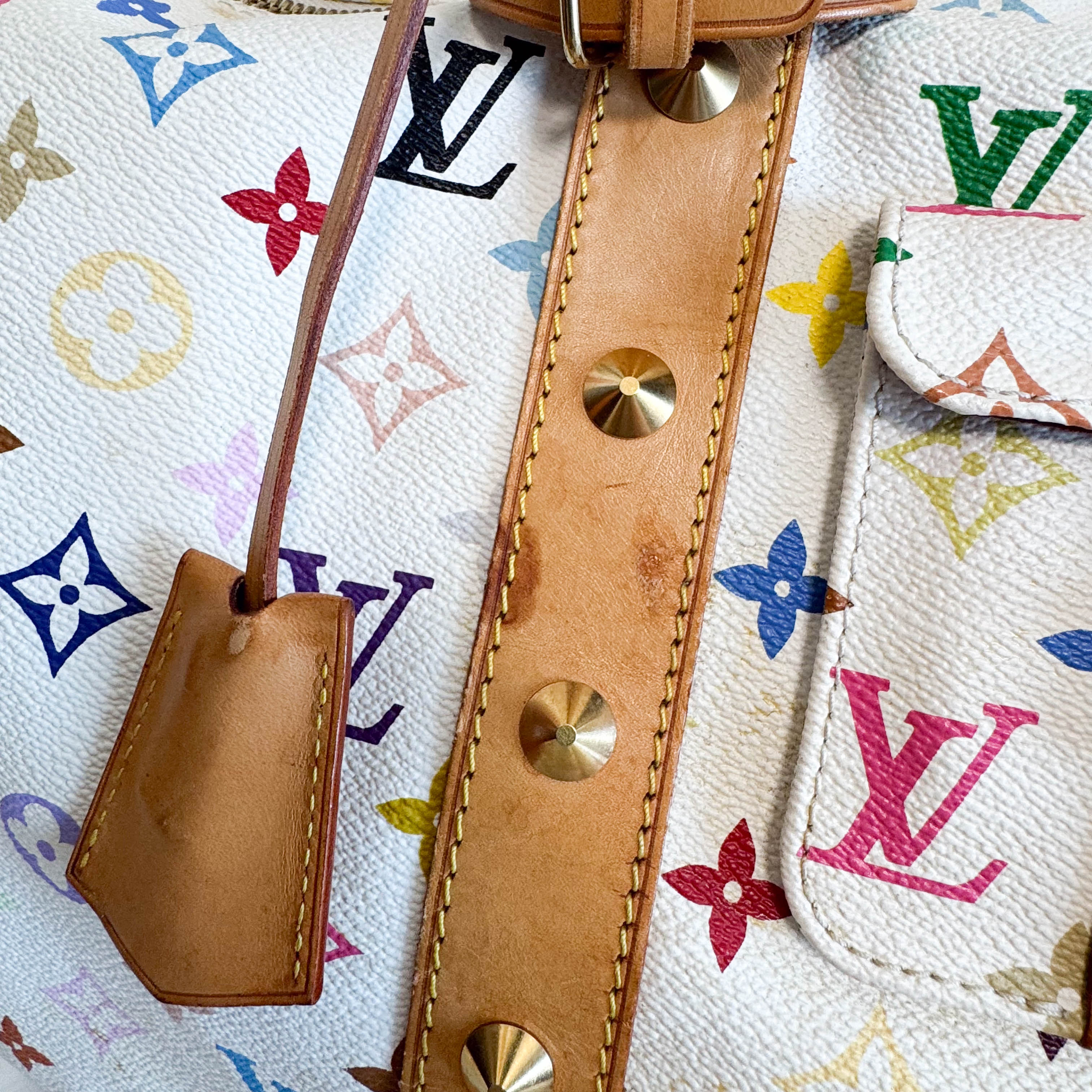 Louis Vuitton x Takashi Murakami Monogram Multicolour Keepall 45