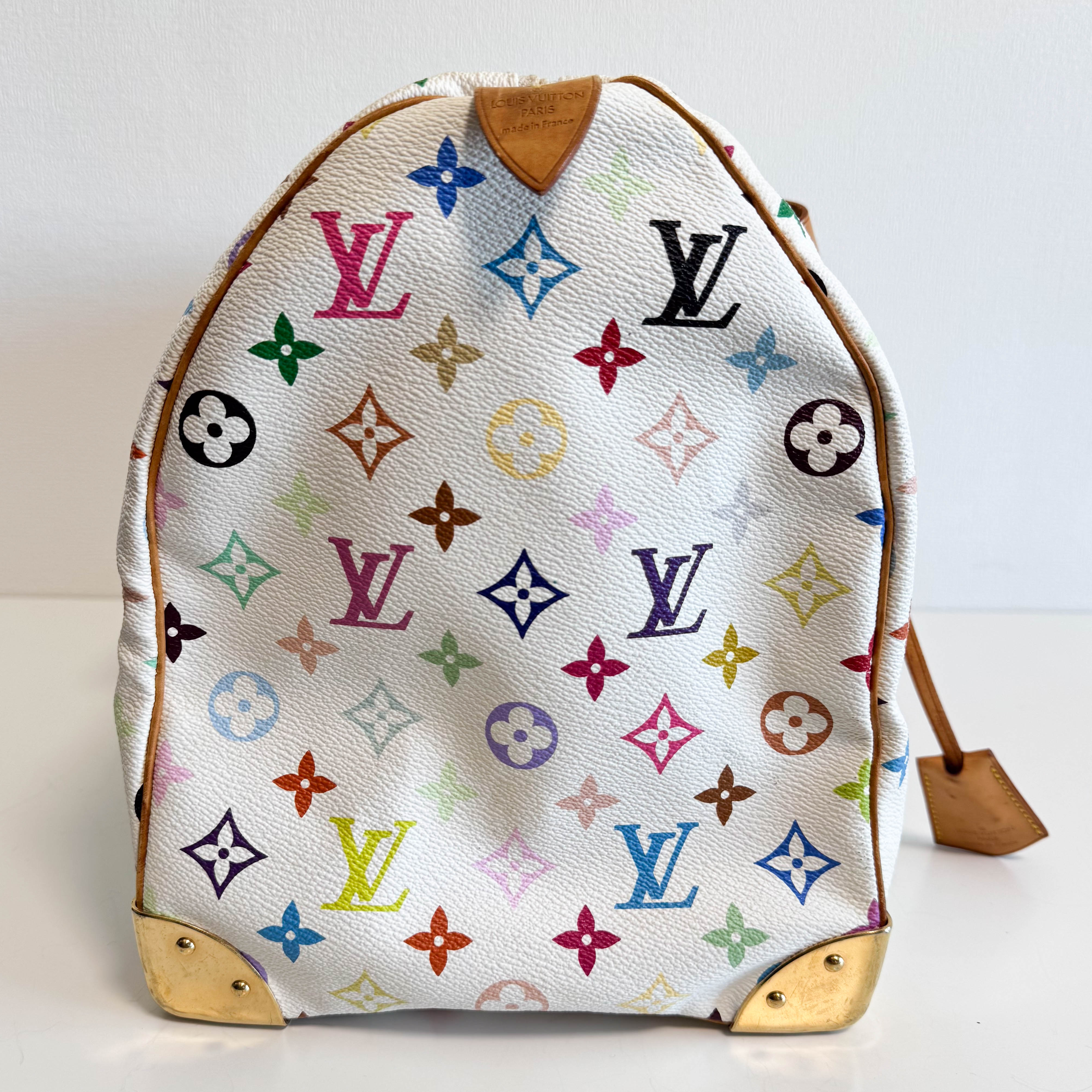 Louis Vuitton x Takashi Murakami Monogram Multicolour Keepall 45