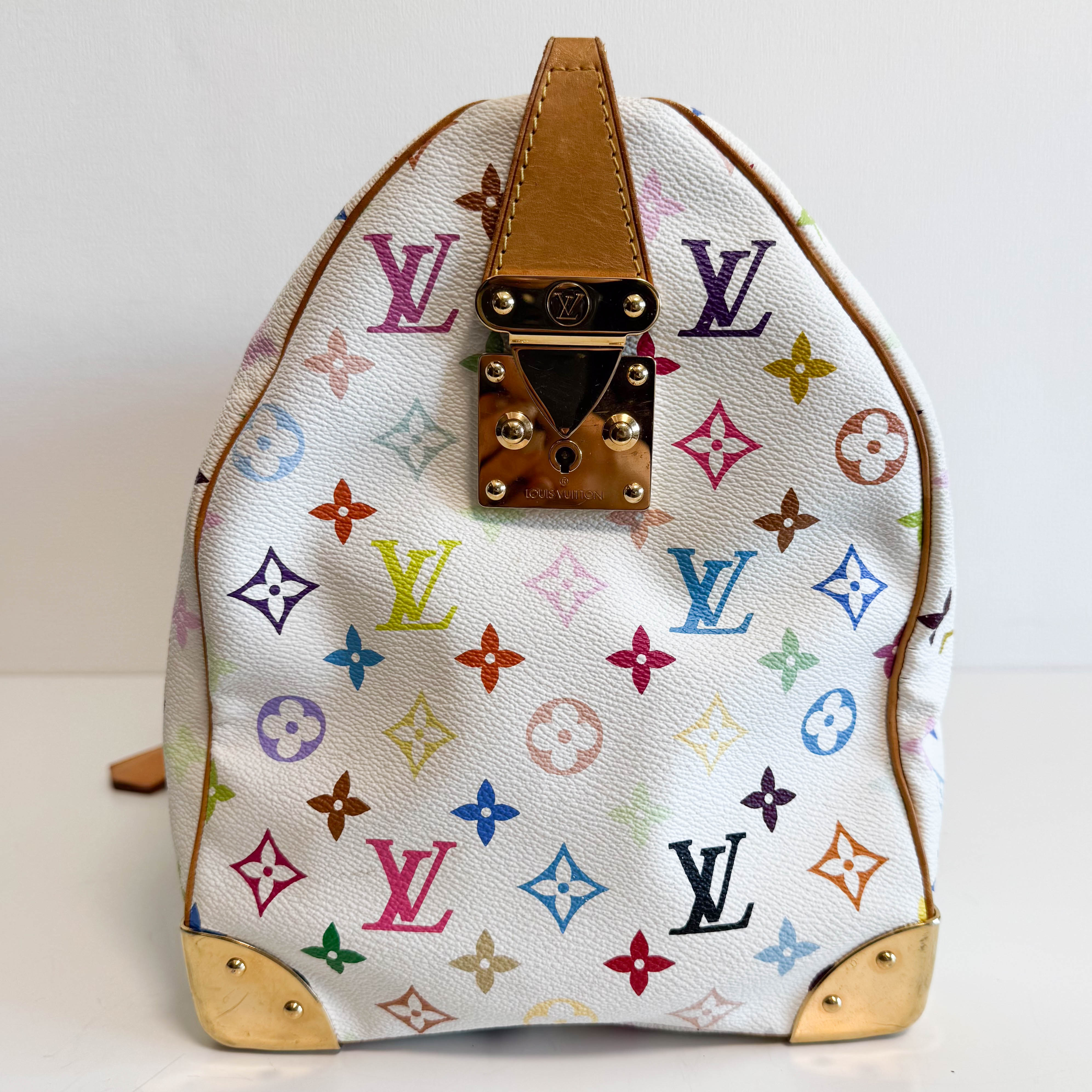 Louis Vuitton x Takashi Murakami Monogram Multicolour Keepall 45
