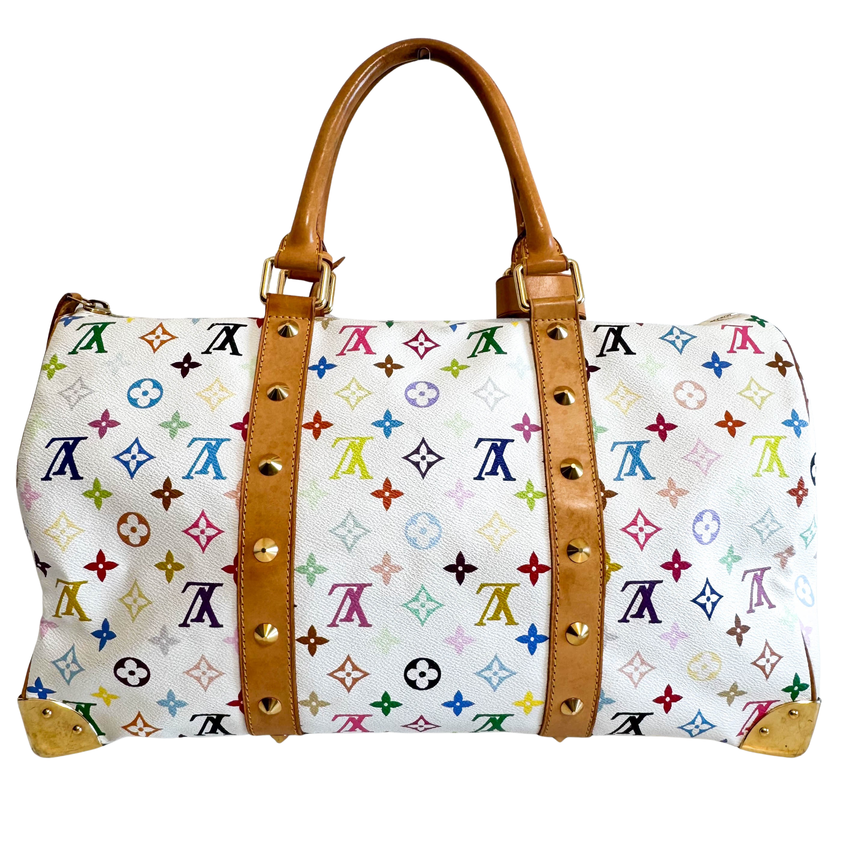Louis Vuitton x Takashi Murakami Monogram Multicolour Keepall 45