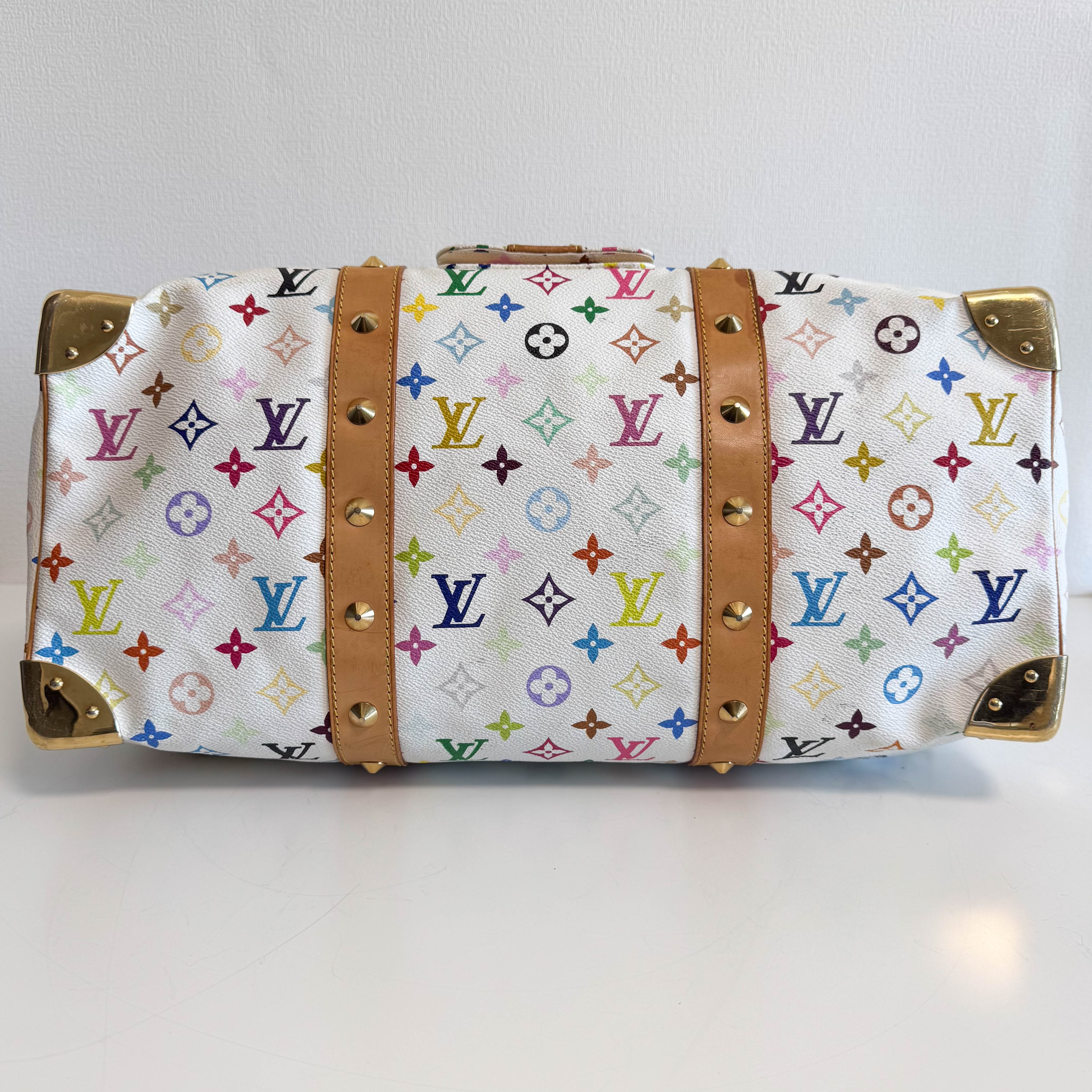 Louis Vuitton x Takashi Murakami Monogram Multicolour Keepall 45