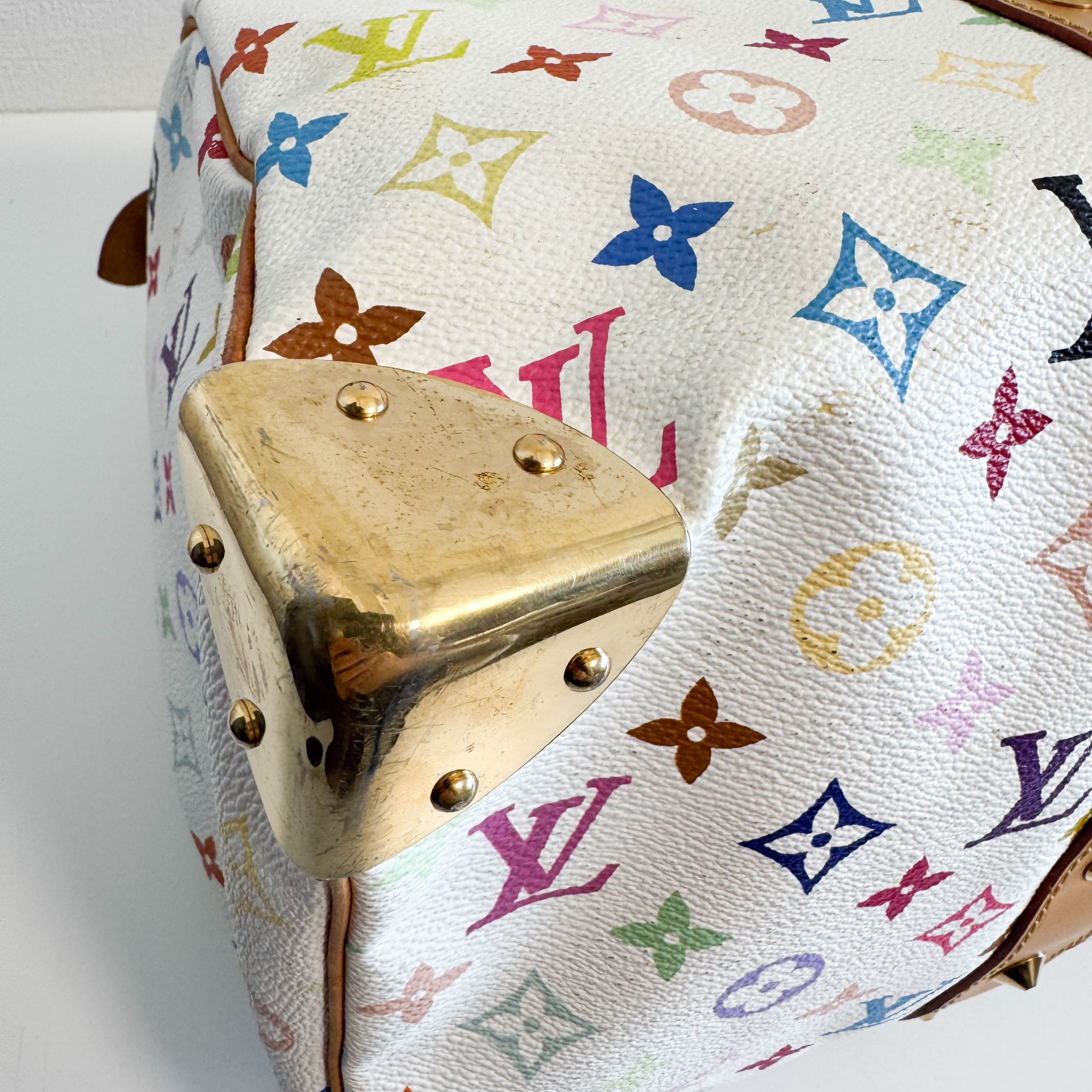 Louis Vuitton x Takashi Murakami Monogram Multicolour Keepall 45